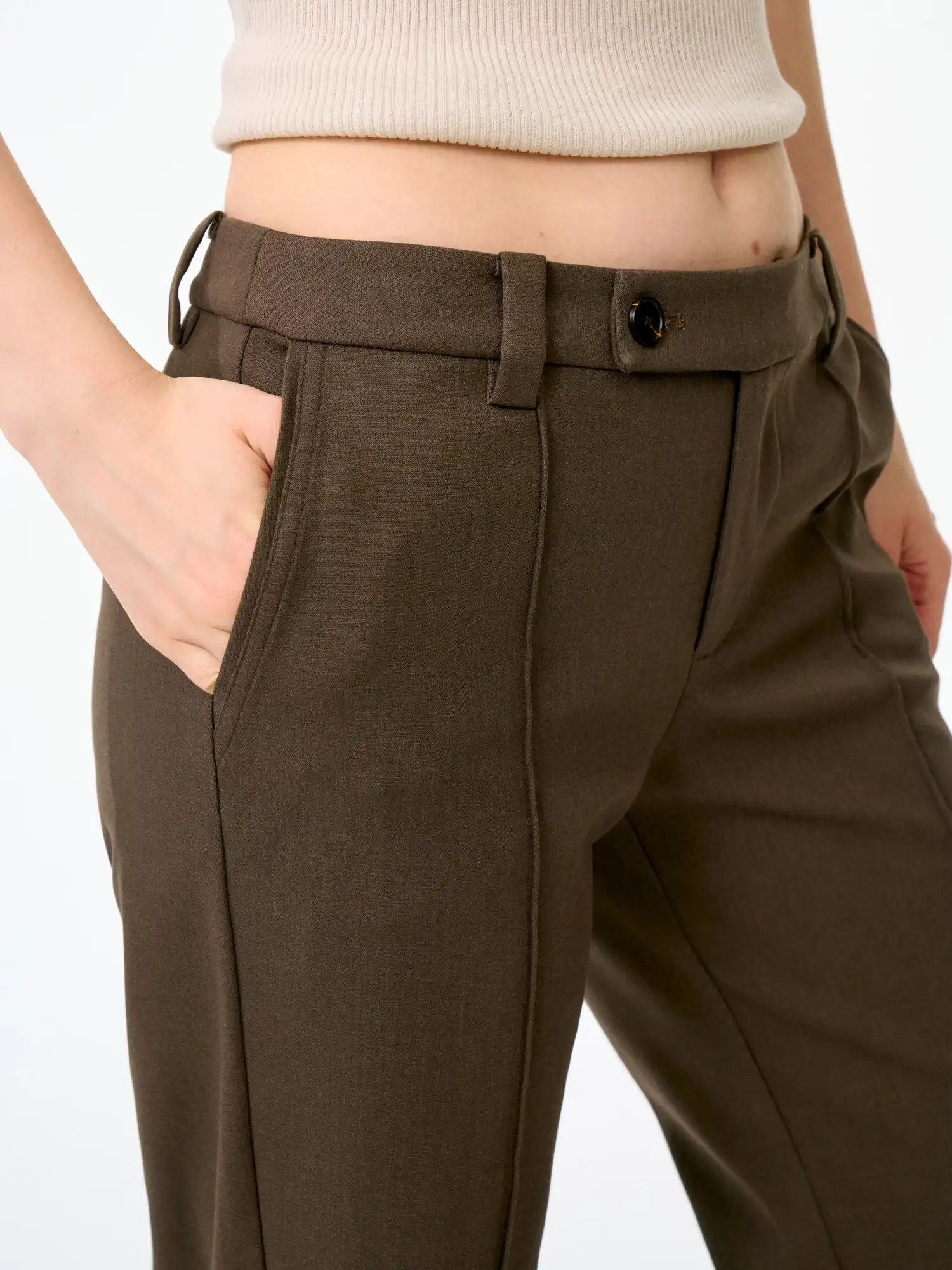 90s Retro Low-Rise Floor-Length Puddle Pants - Image 3