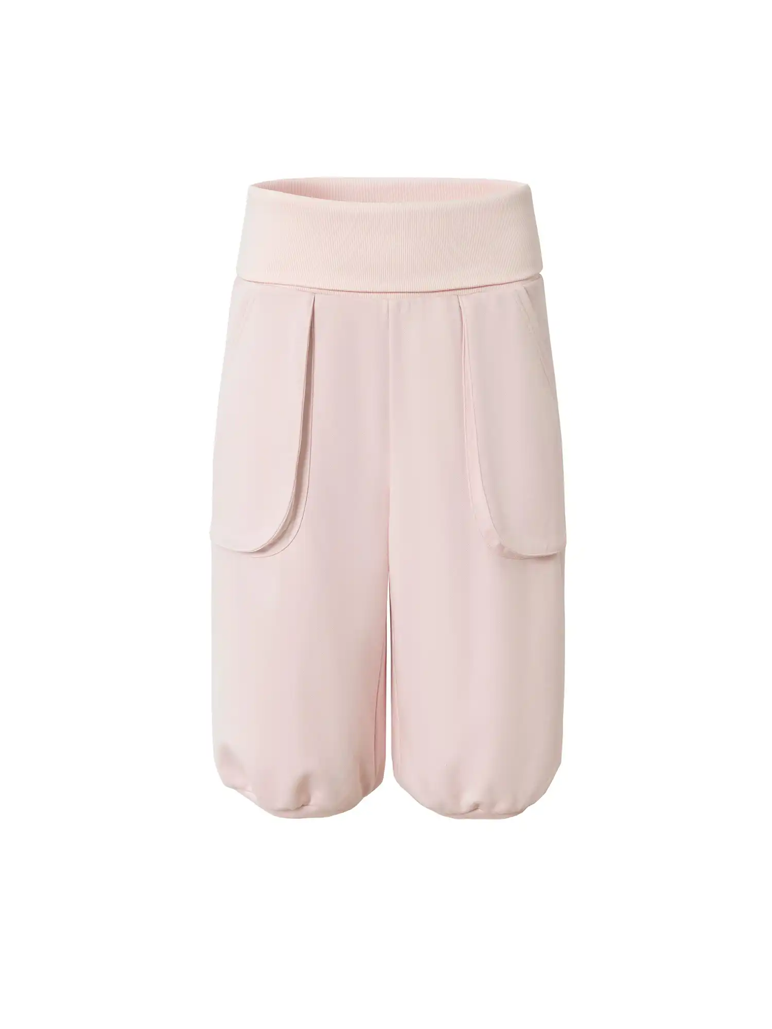 Ballet Pink Foldover Capri Sweatpants - Image 3
