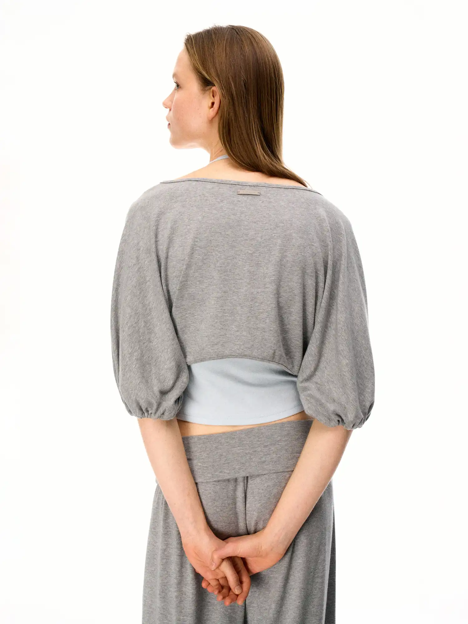 Balletcore Layered Contrast Pilates Top - Image 10