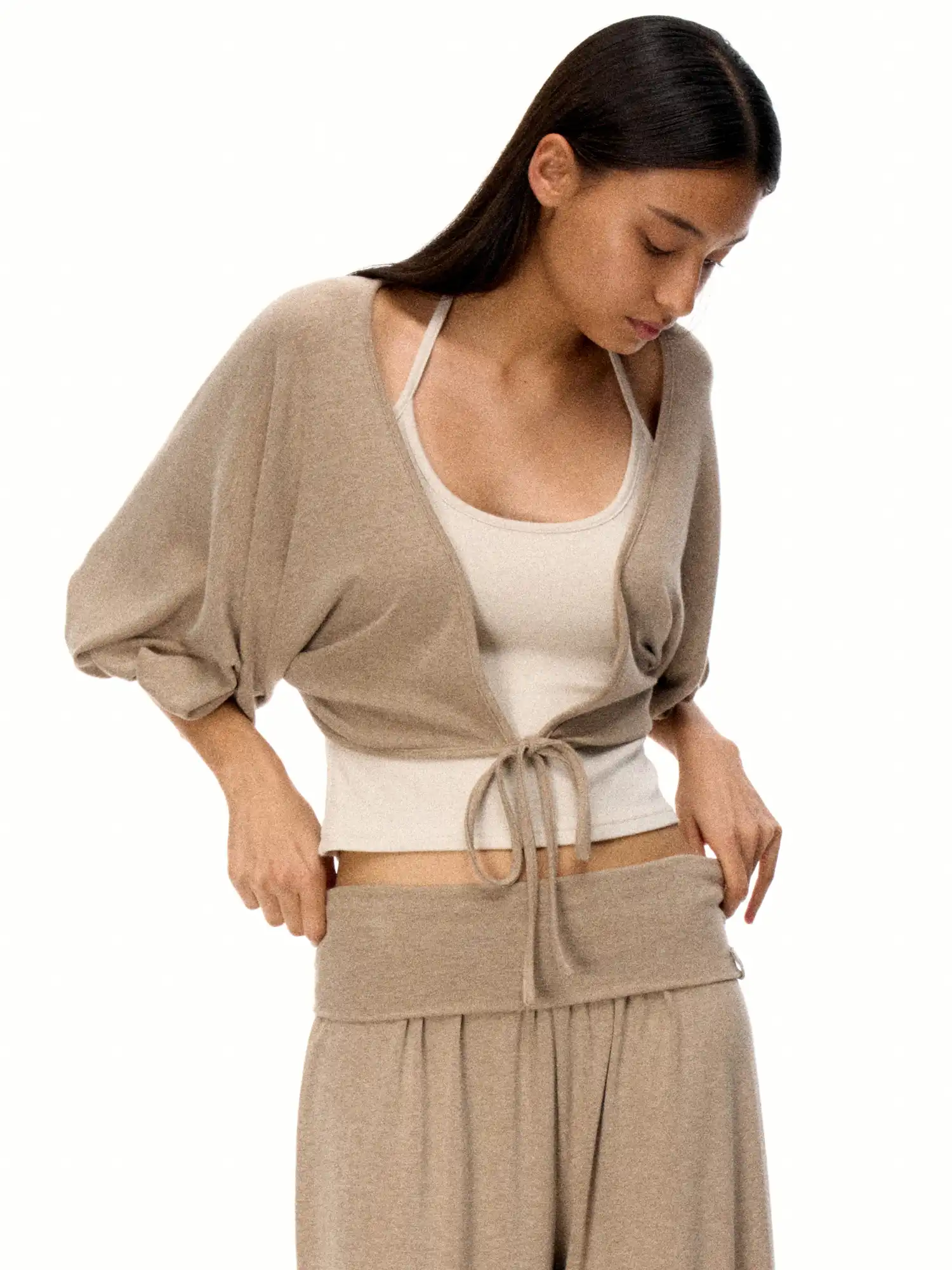 Balletcore Layered Contrast Pilates Top - Image 2