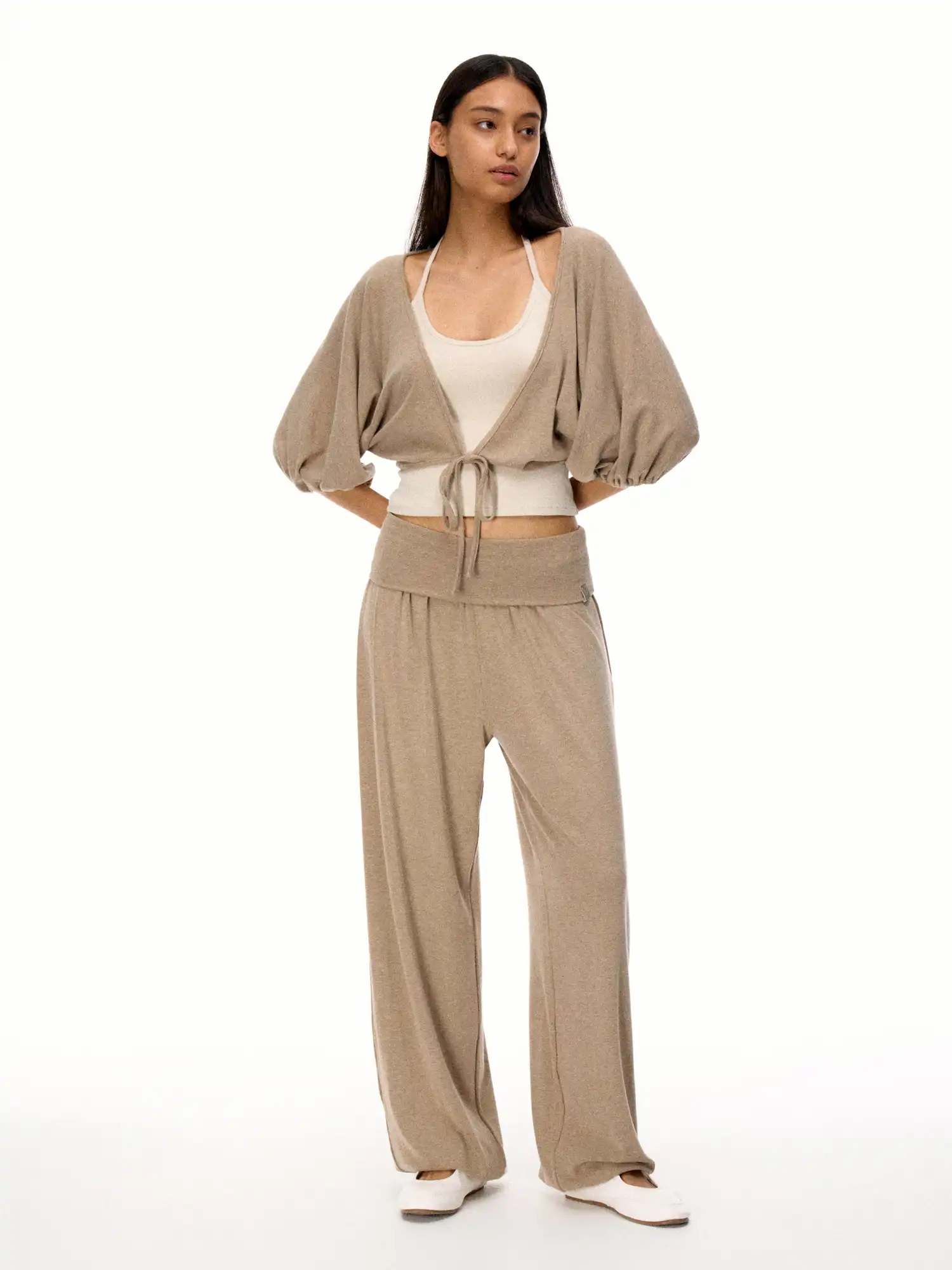 Balletcore Layered Contrast Pilates Top - Image 3