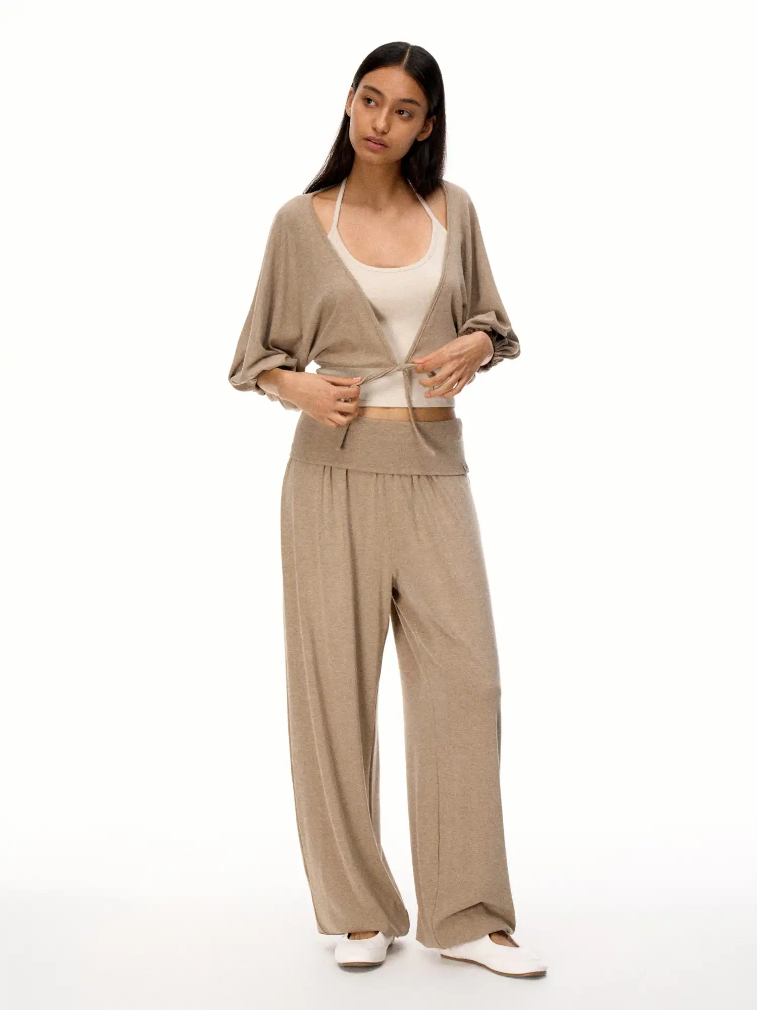 Balletcore Layered Contrast Pilates Top - Image 4