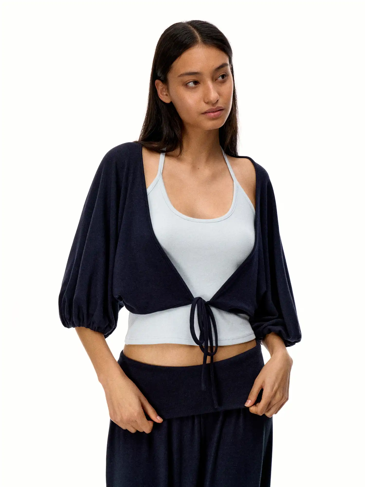Balletcore Layered Contrast Pilates Top - Image 5