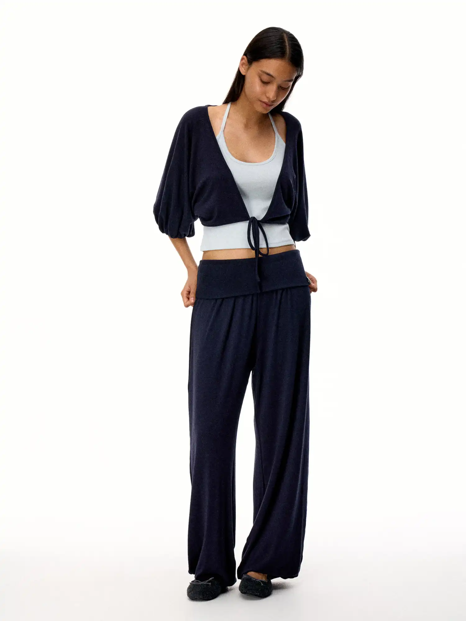 Balletcore Layered Contrast Pilates Top - Image 8