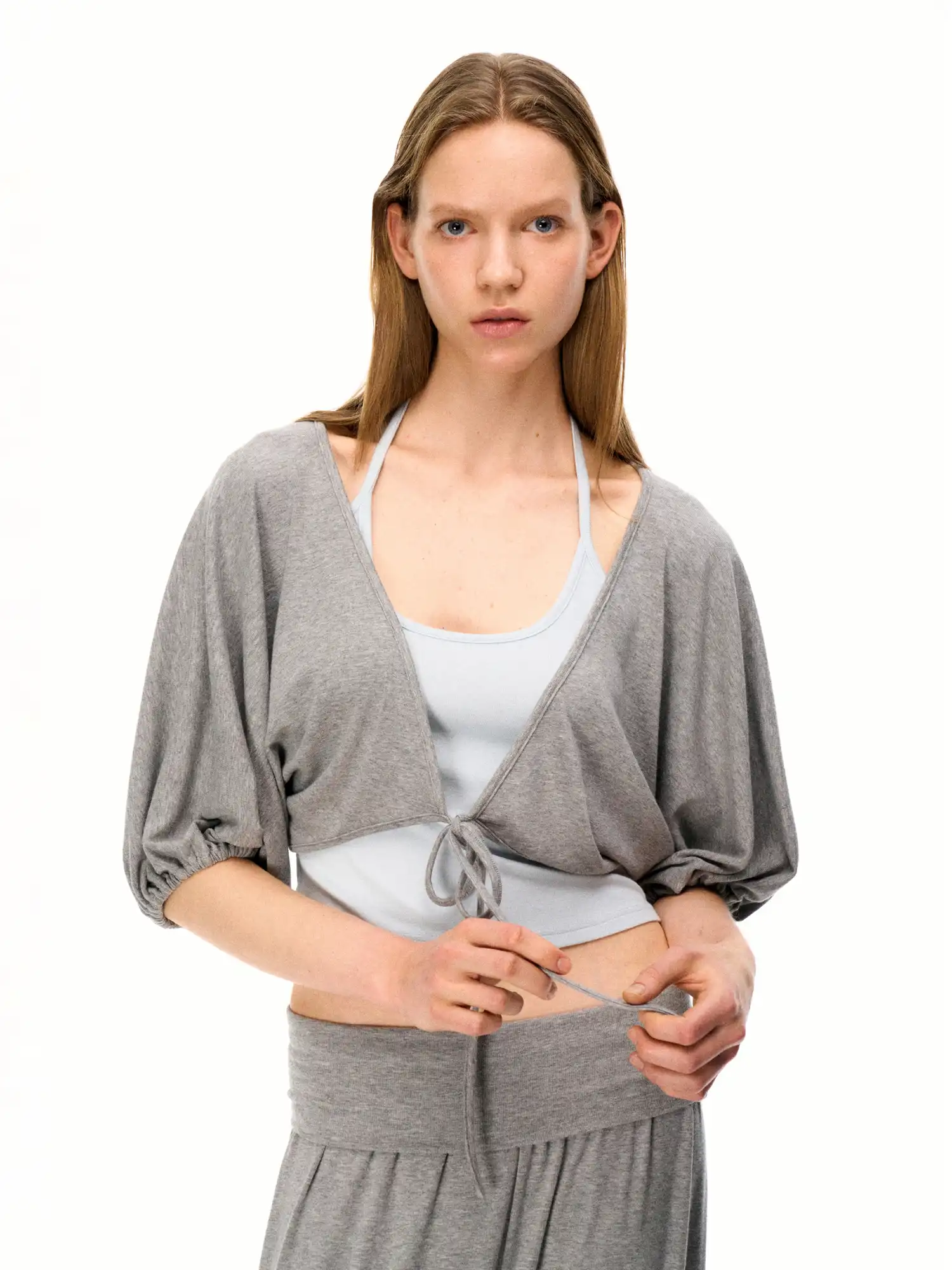 Balletcore Layered Contrast Pilates Top - Image 9