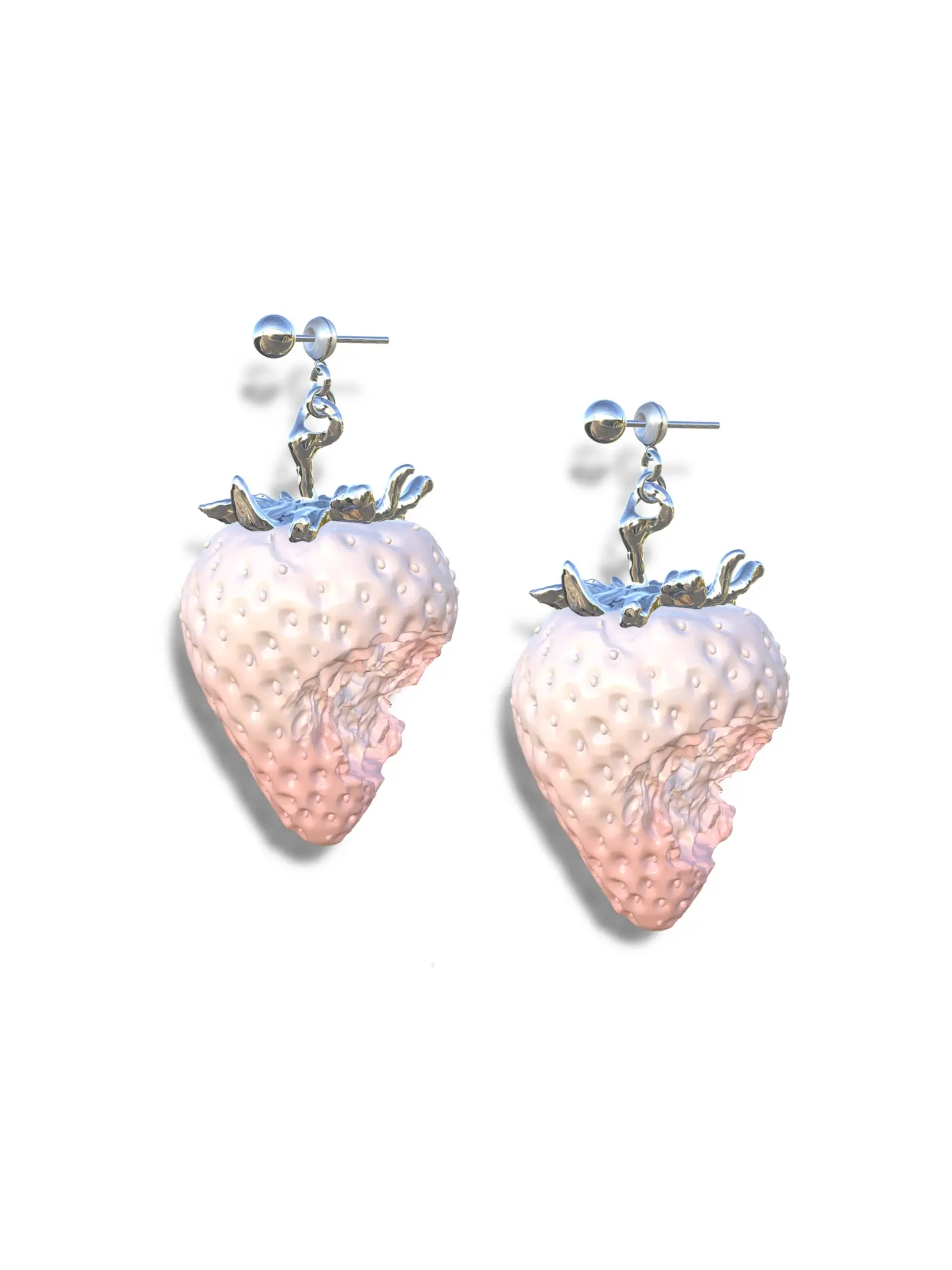 Bitten Strawberry Earring - Image 8