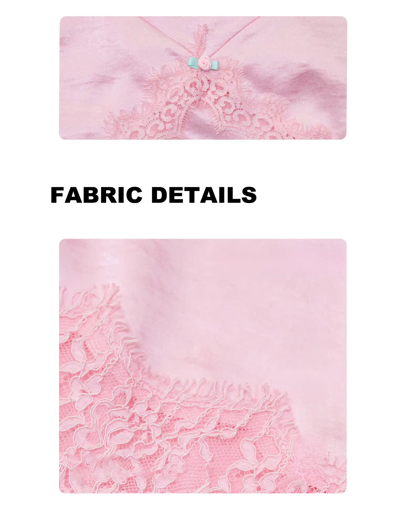 Bodycon Satin Lace Trim Midi Skirt - Image 12