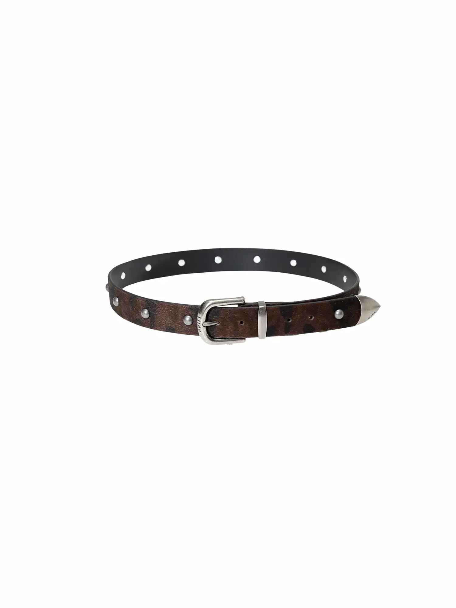 Camouflage Studded Horsehair Belt - Image 10