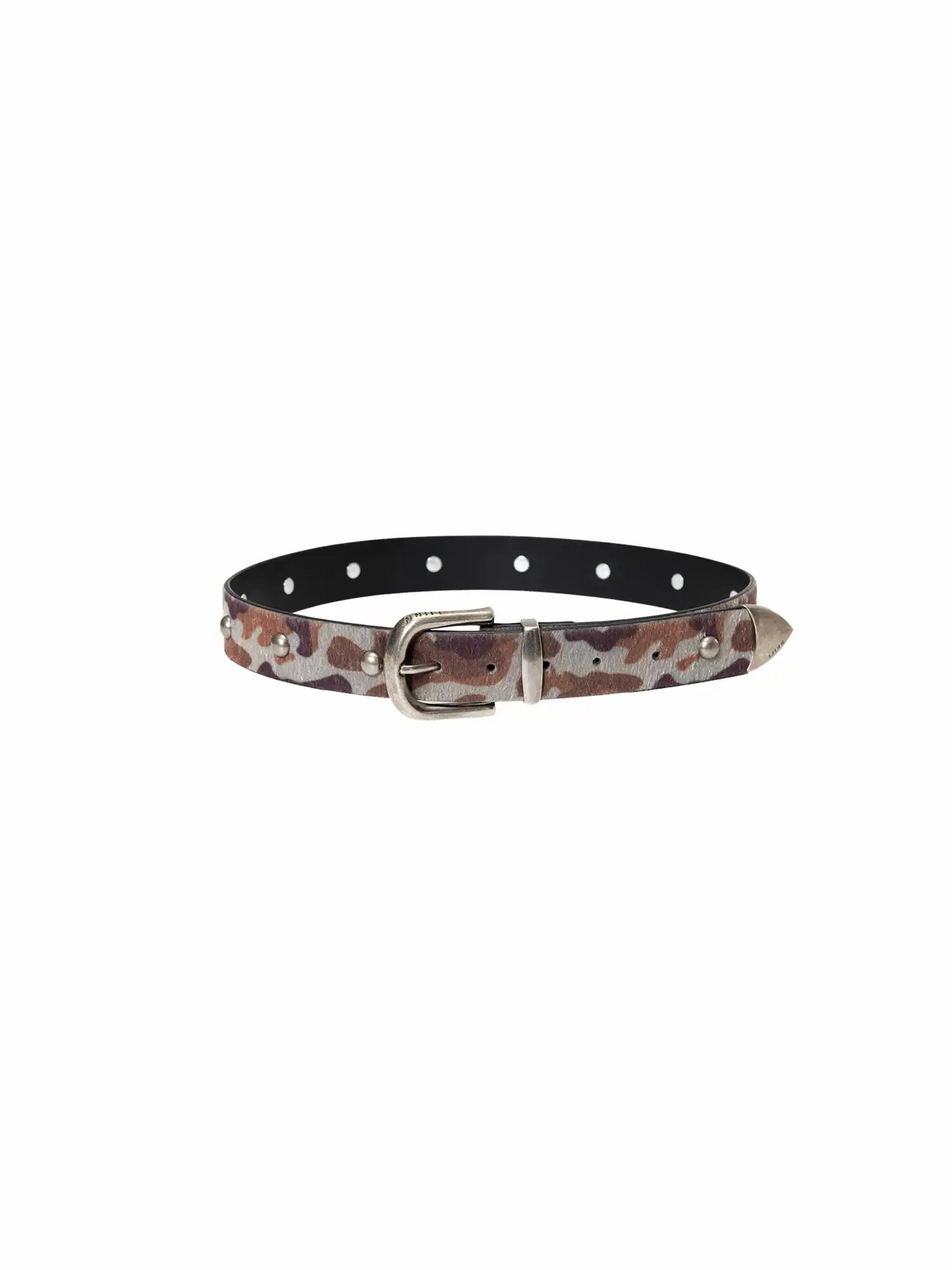 Camouflage Studded Horsehair Belt - Image 9