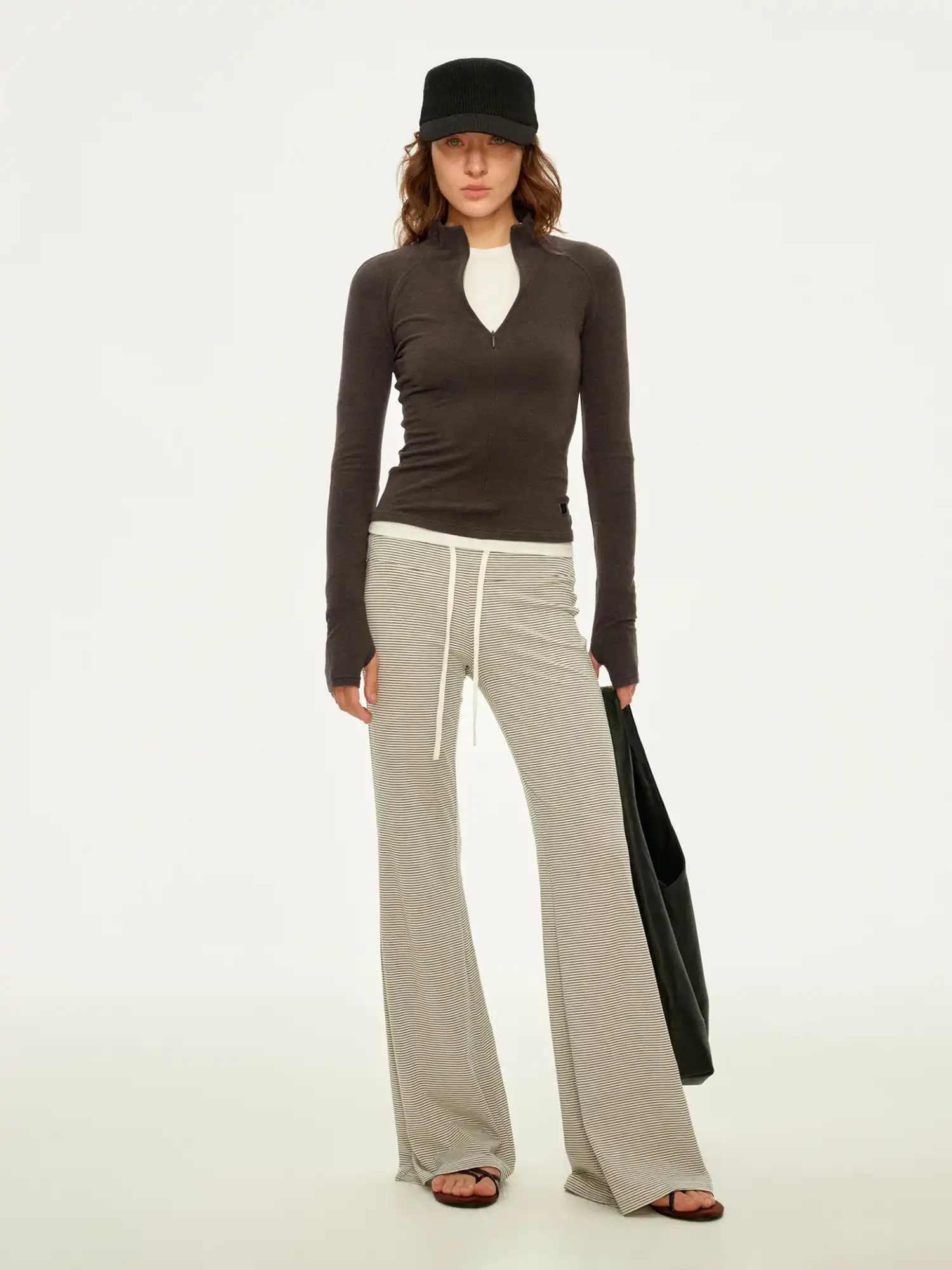 Cool Lyocell Striped Lounge Pants - Image 10