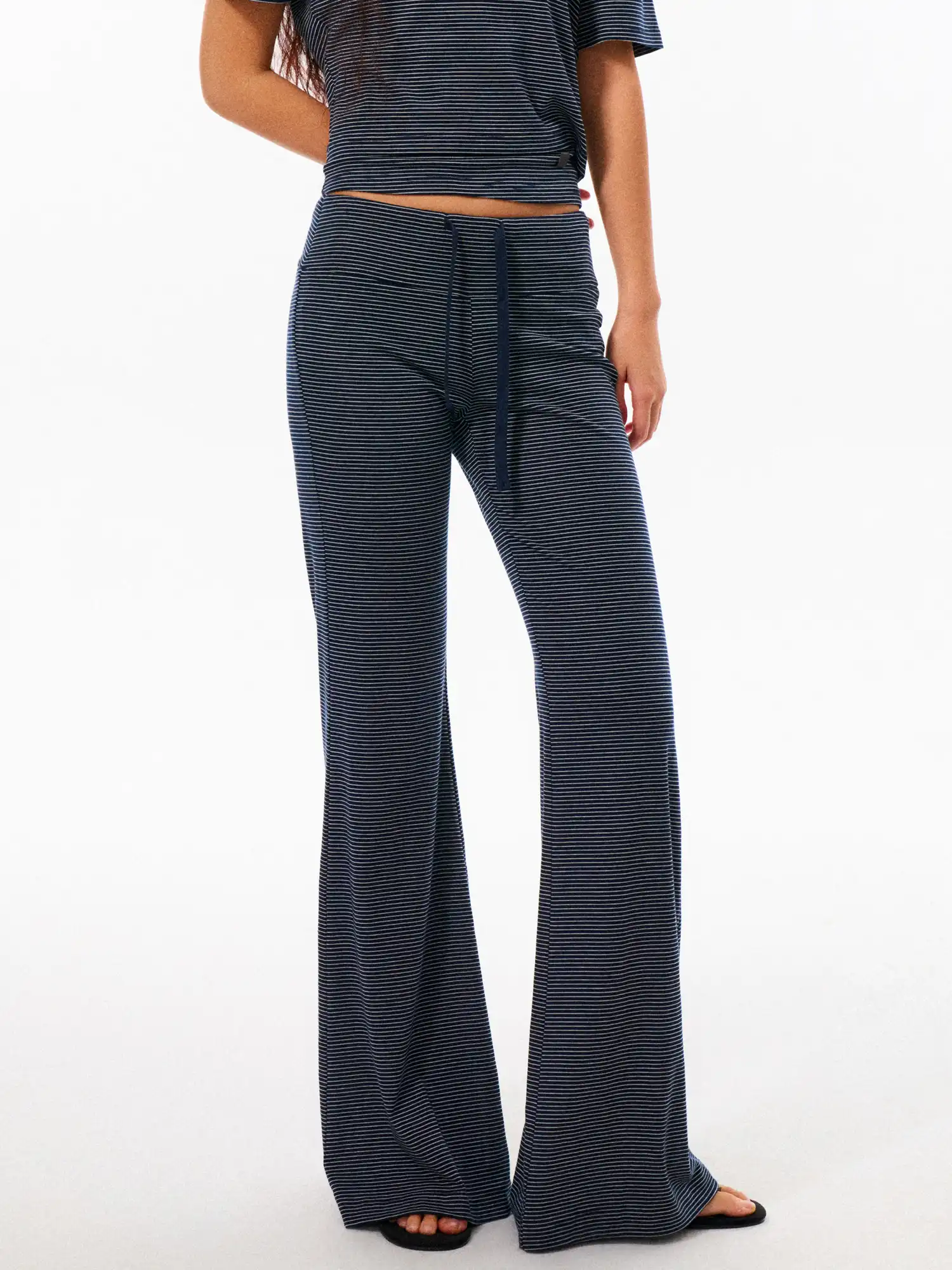 Cool Lyocell Striped Lounge Pants - Image 4