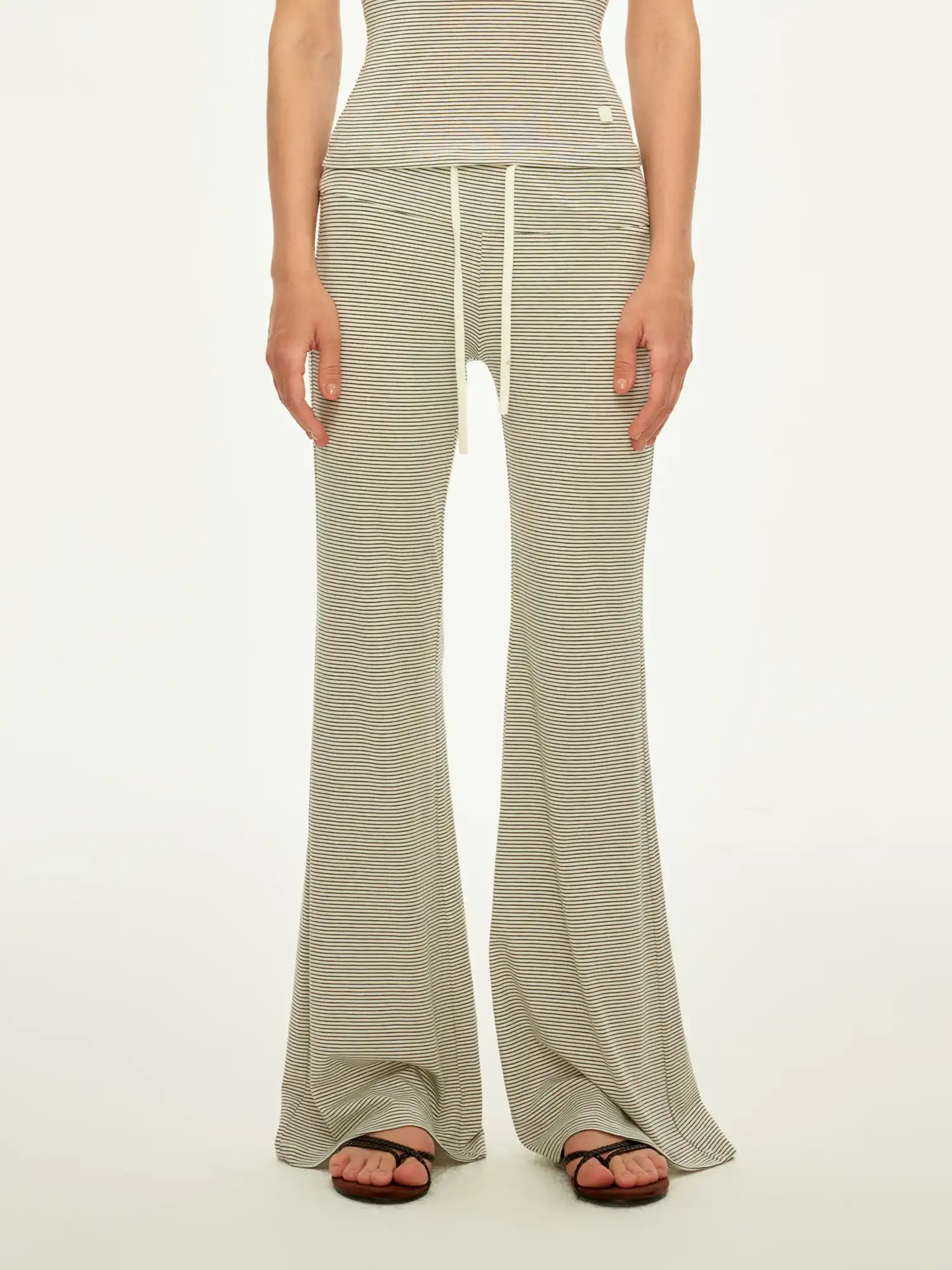 Cool Lyocell Striped Lounge Pants - Image 7