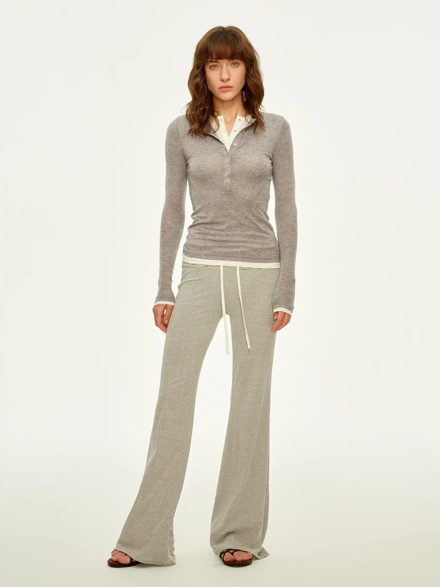 Cool Lyocell Striped Lounge Pants - Image 9