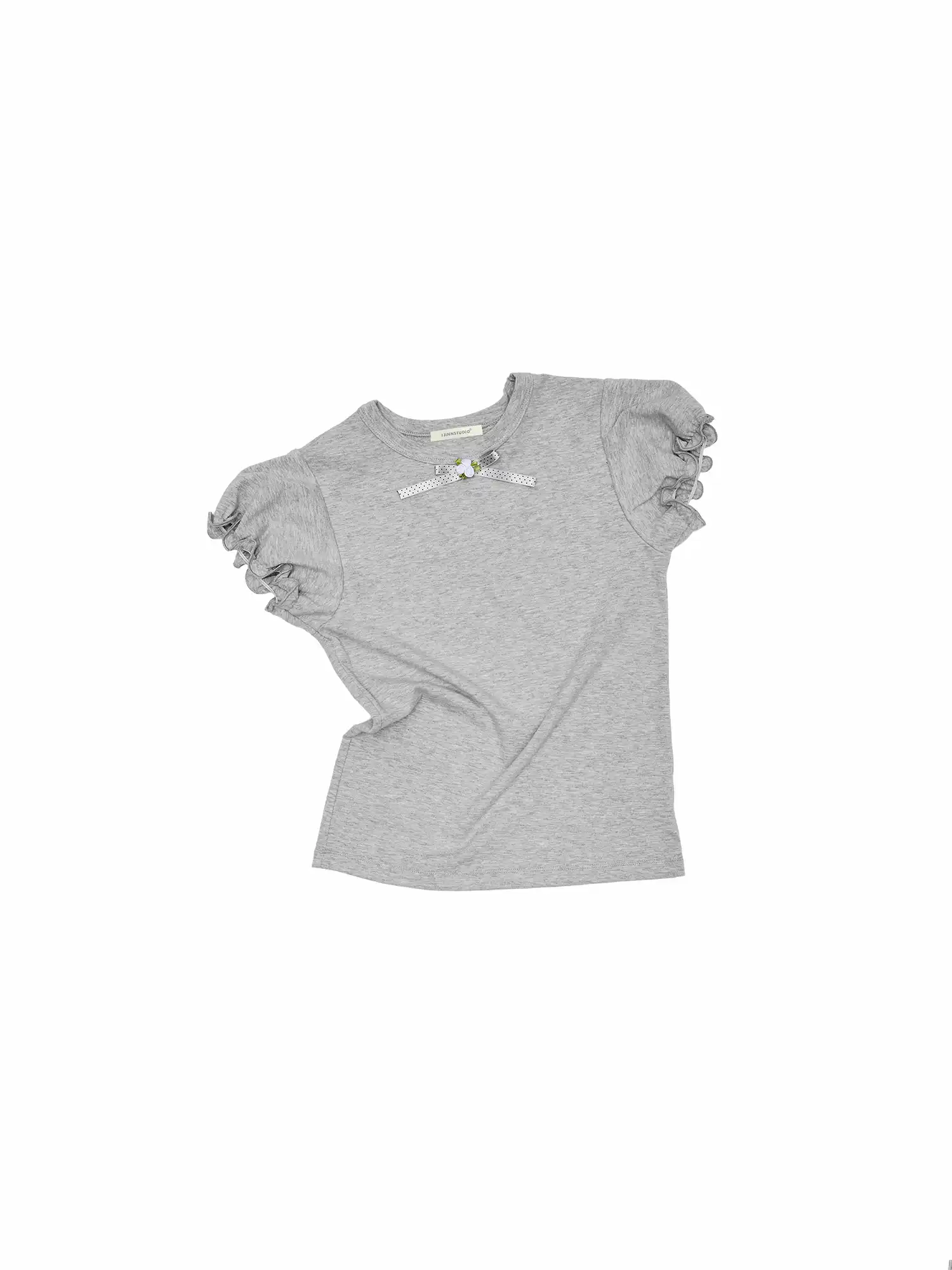 Coquette Style Rosette Puff Sleeve Top - Image 12