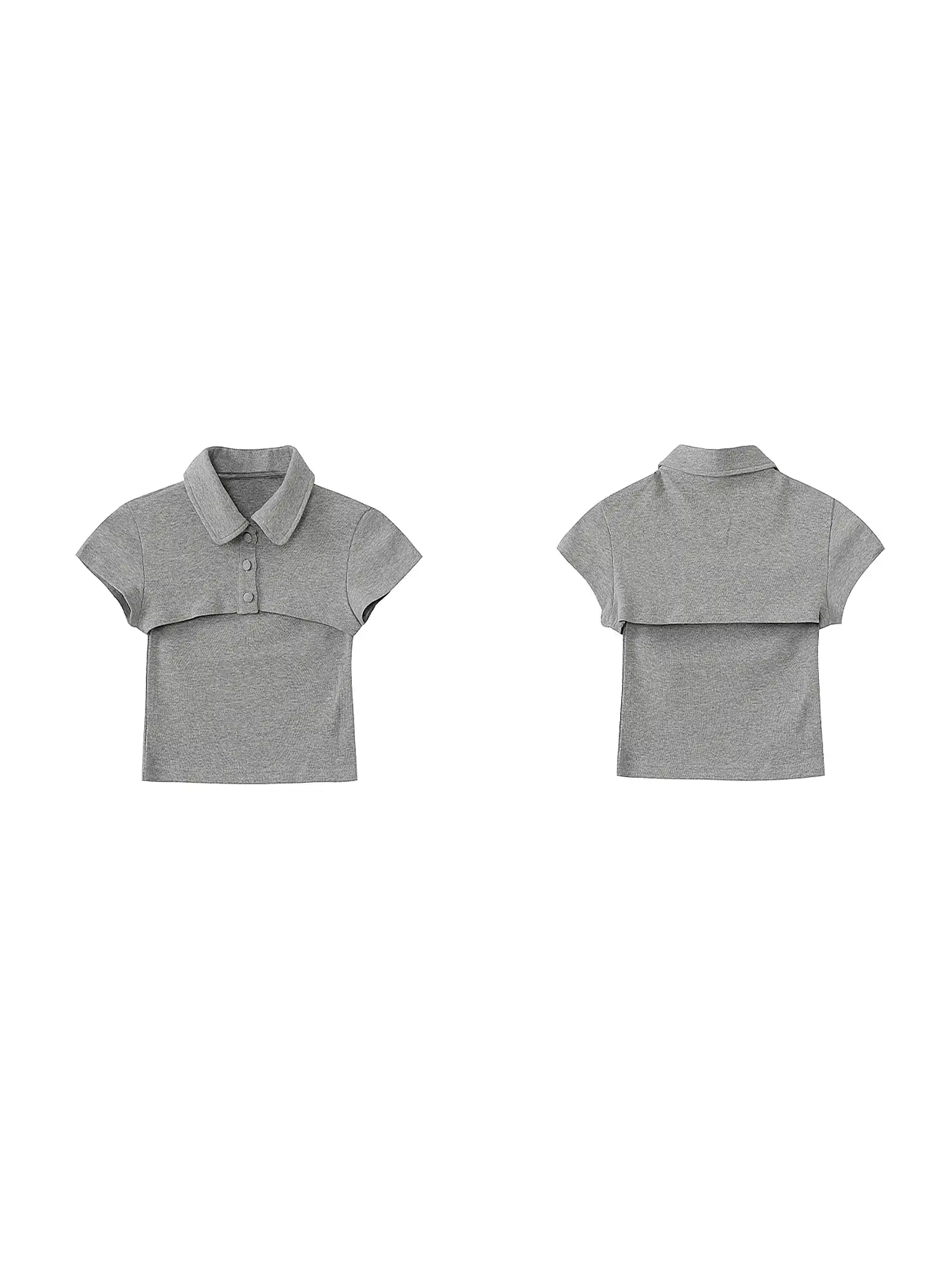 Deconstructed 2-Piece Cotton Tube Top - Image 9