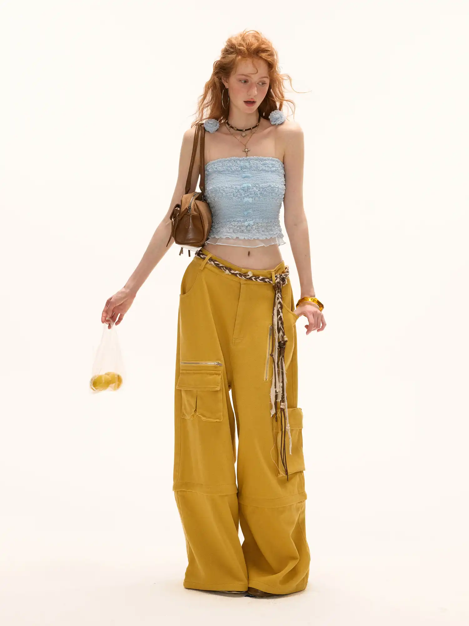 Detachable Cuff Cotton Cargo Pants - Image 5