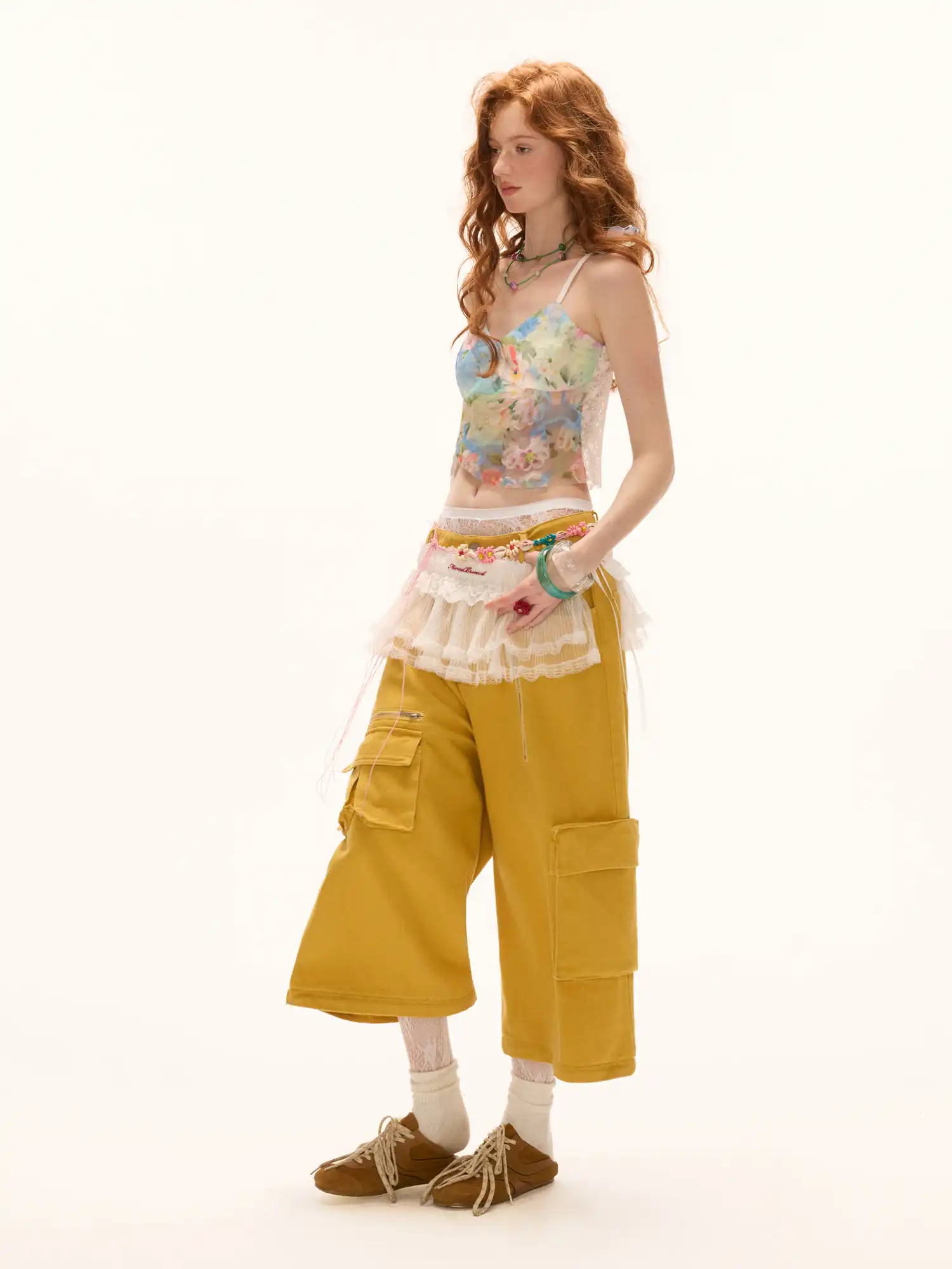 Detachable Cuff Cotton Cargo Pants - Image 8
