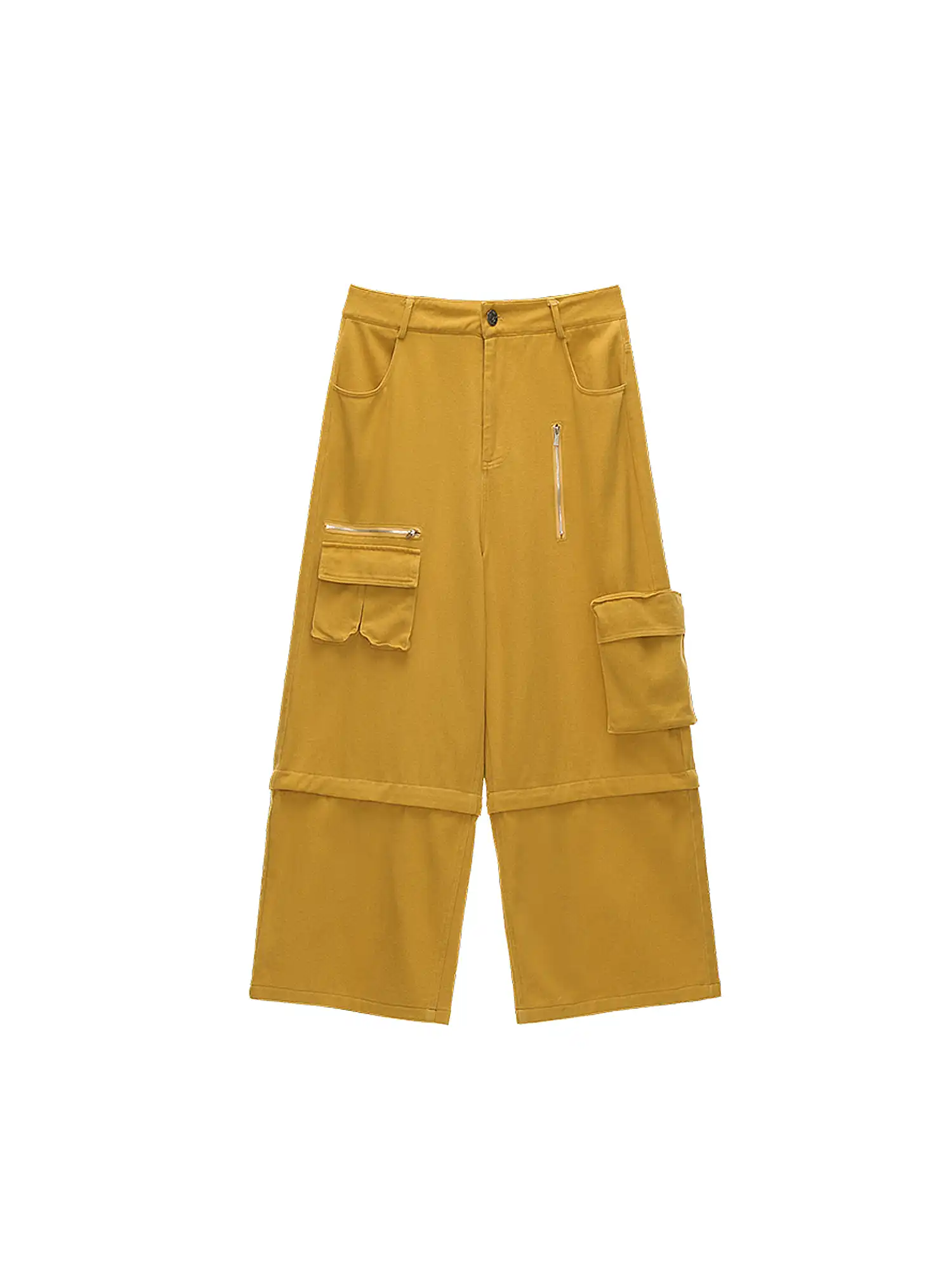 Detachable Cuff Cotton Cargo Pants - Image 9