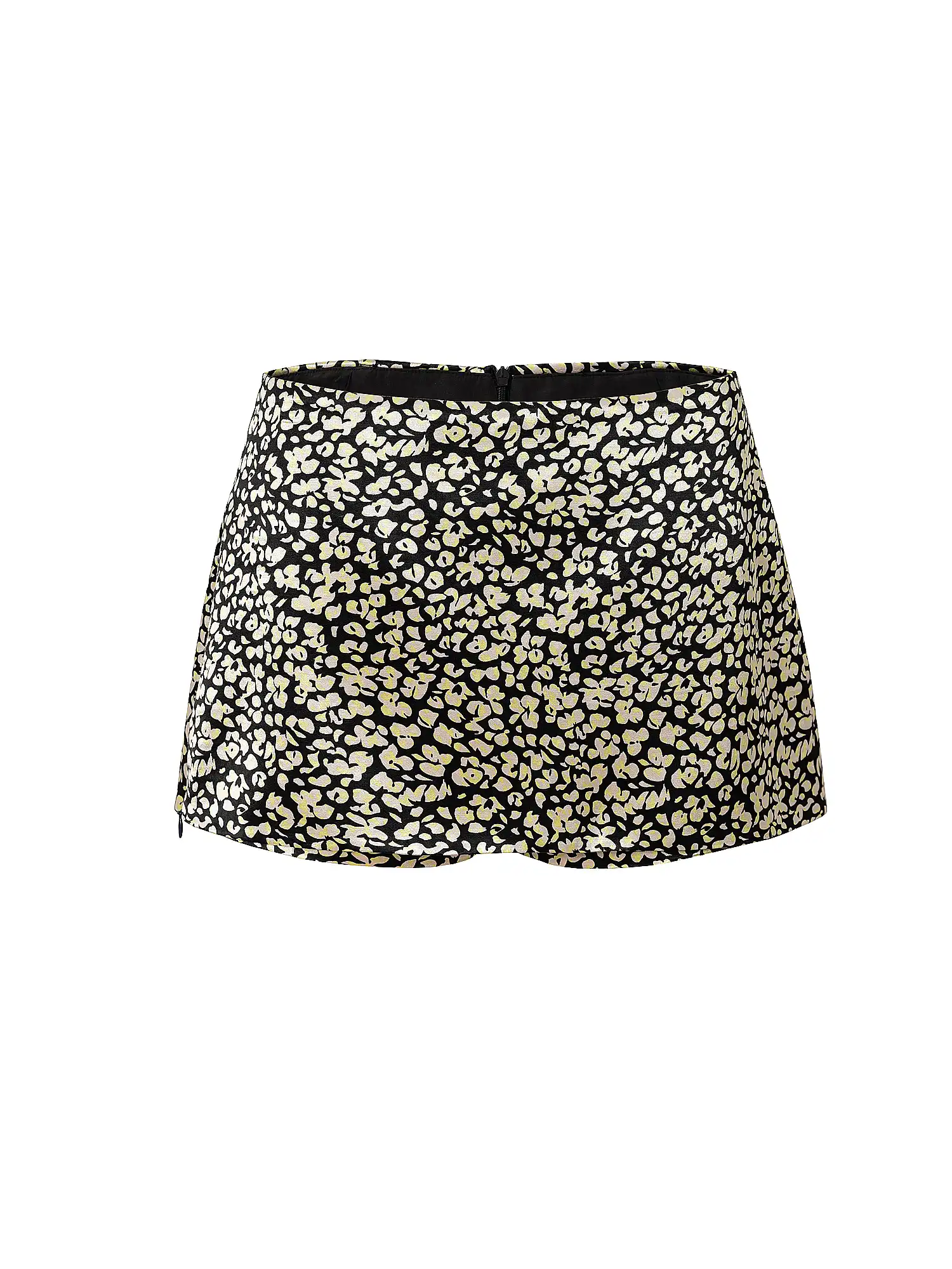 Ditsy Floral Black Mini Skort - Image 3