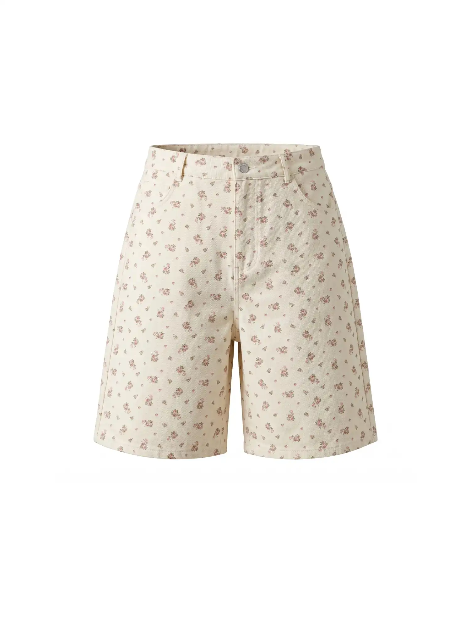 Ditsy Floral High Rise Bermuda Shorts - Image 3