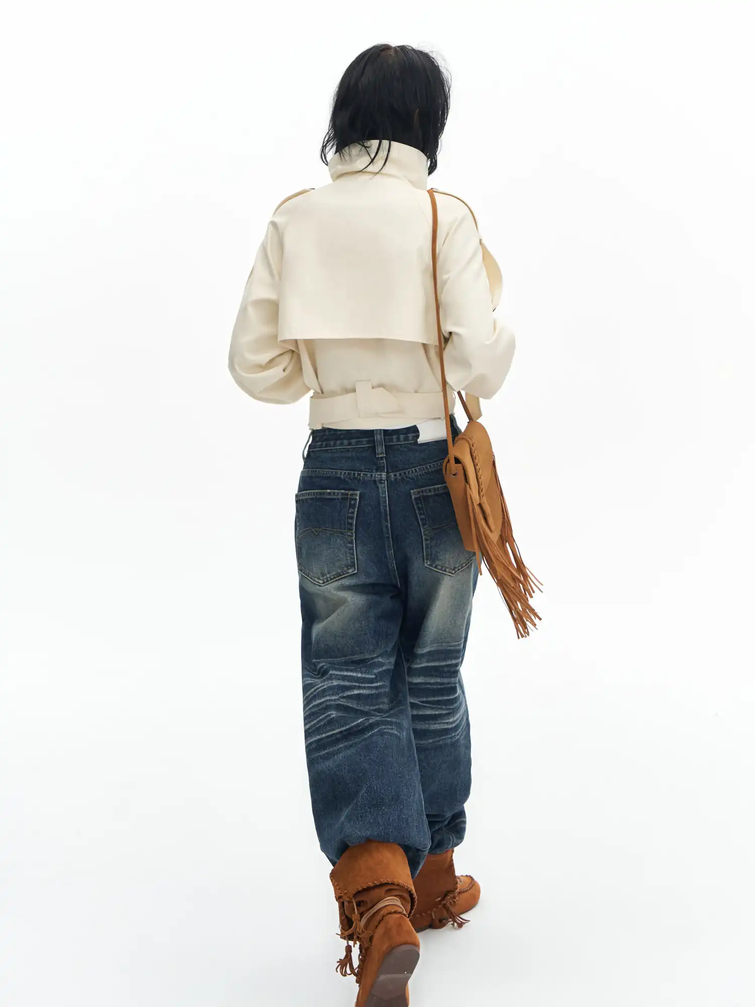 Double-Breasted Trench Coat - Image 6