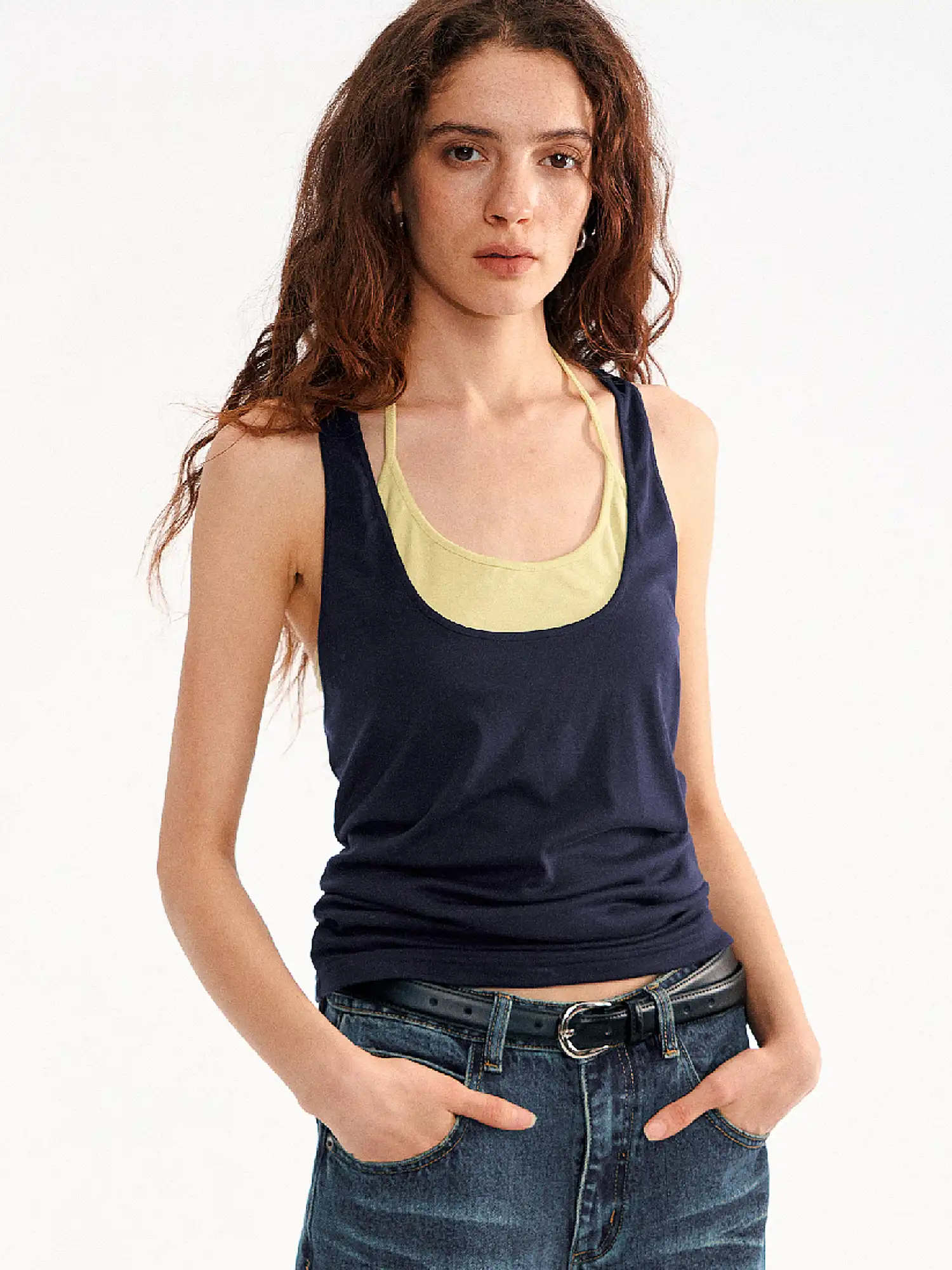 Double Layered Halter Tank Top - Image 8