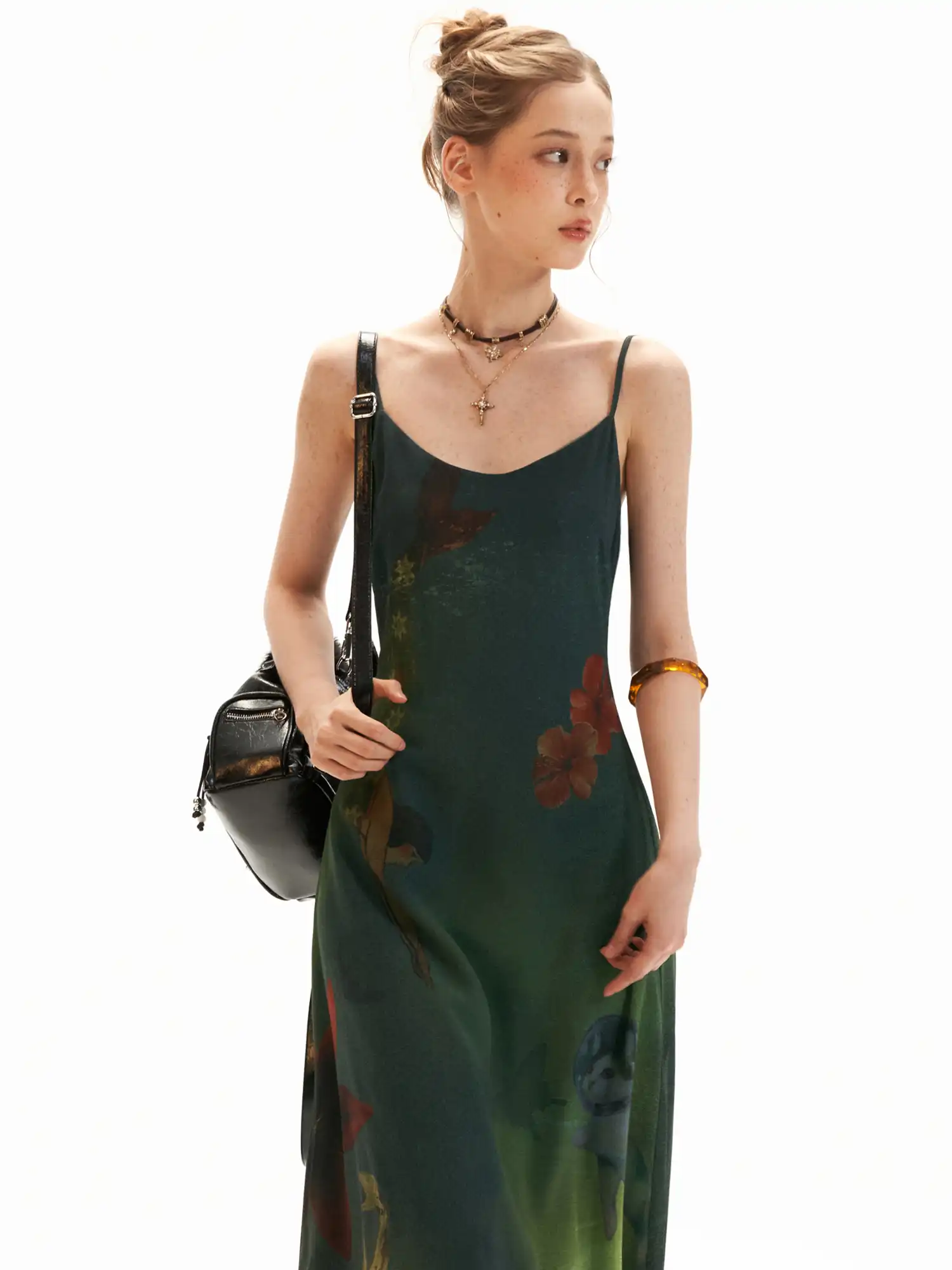 Dreamy Underwater Garden Slip Maxi Dress - Image 3