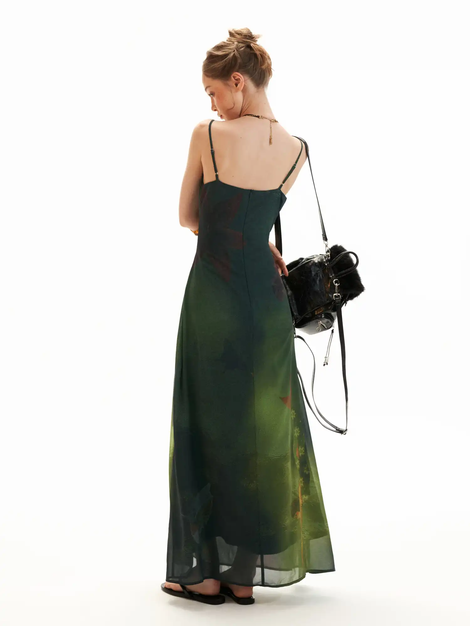 Dreamy Underwater Garden Slip Maxi Dress - Image 9