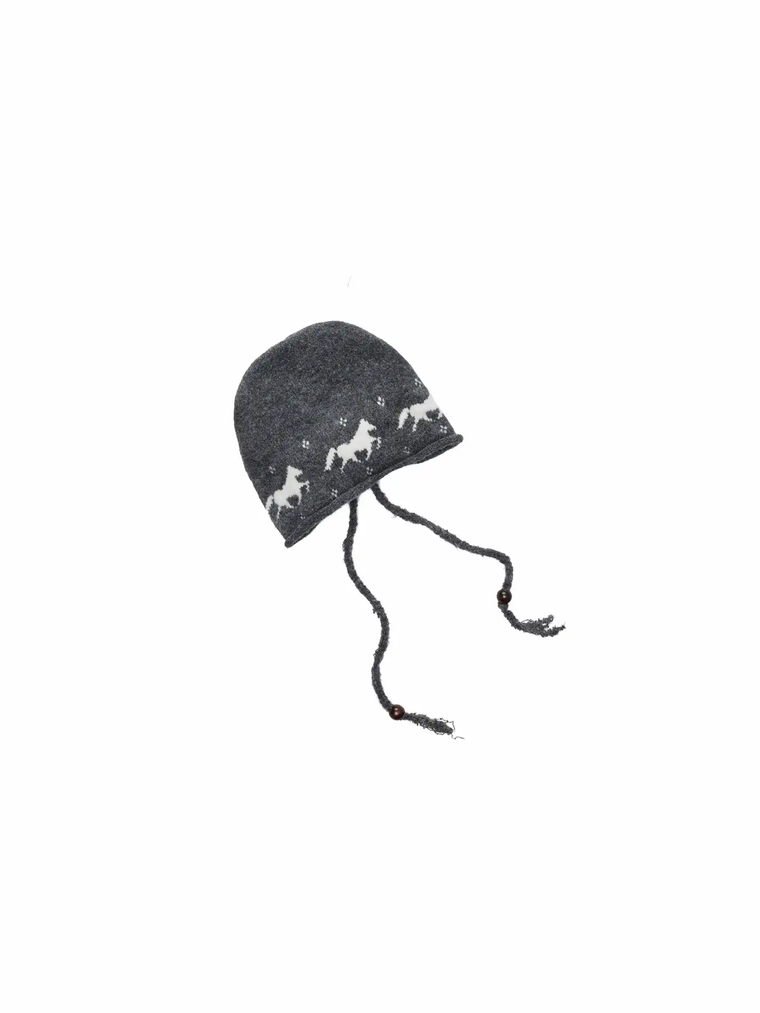 Fair Isle Pony Beanie - Image 8