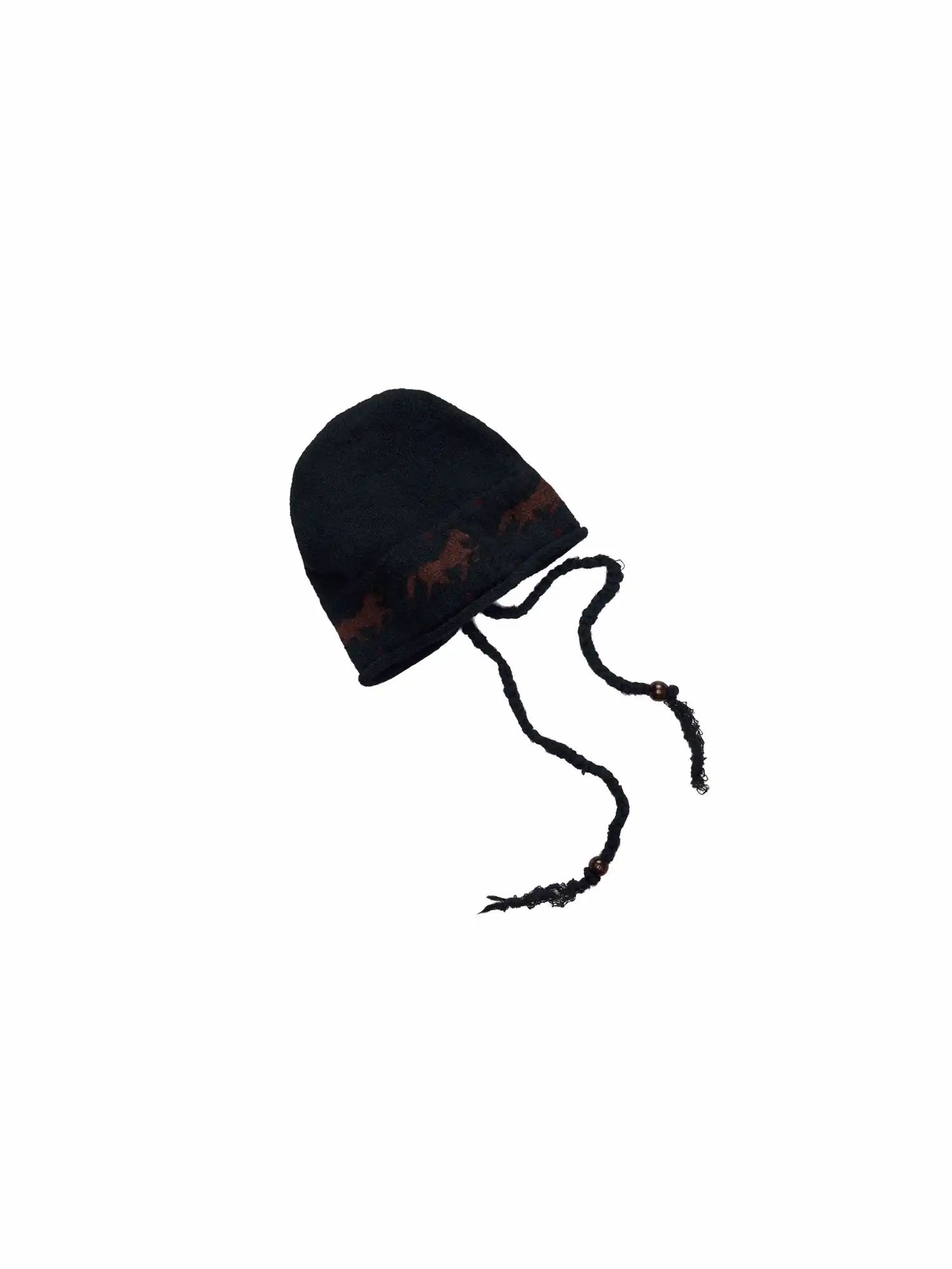 Fair Isle Pony Beanie - Image 9
