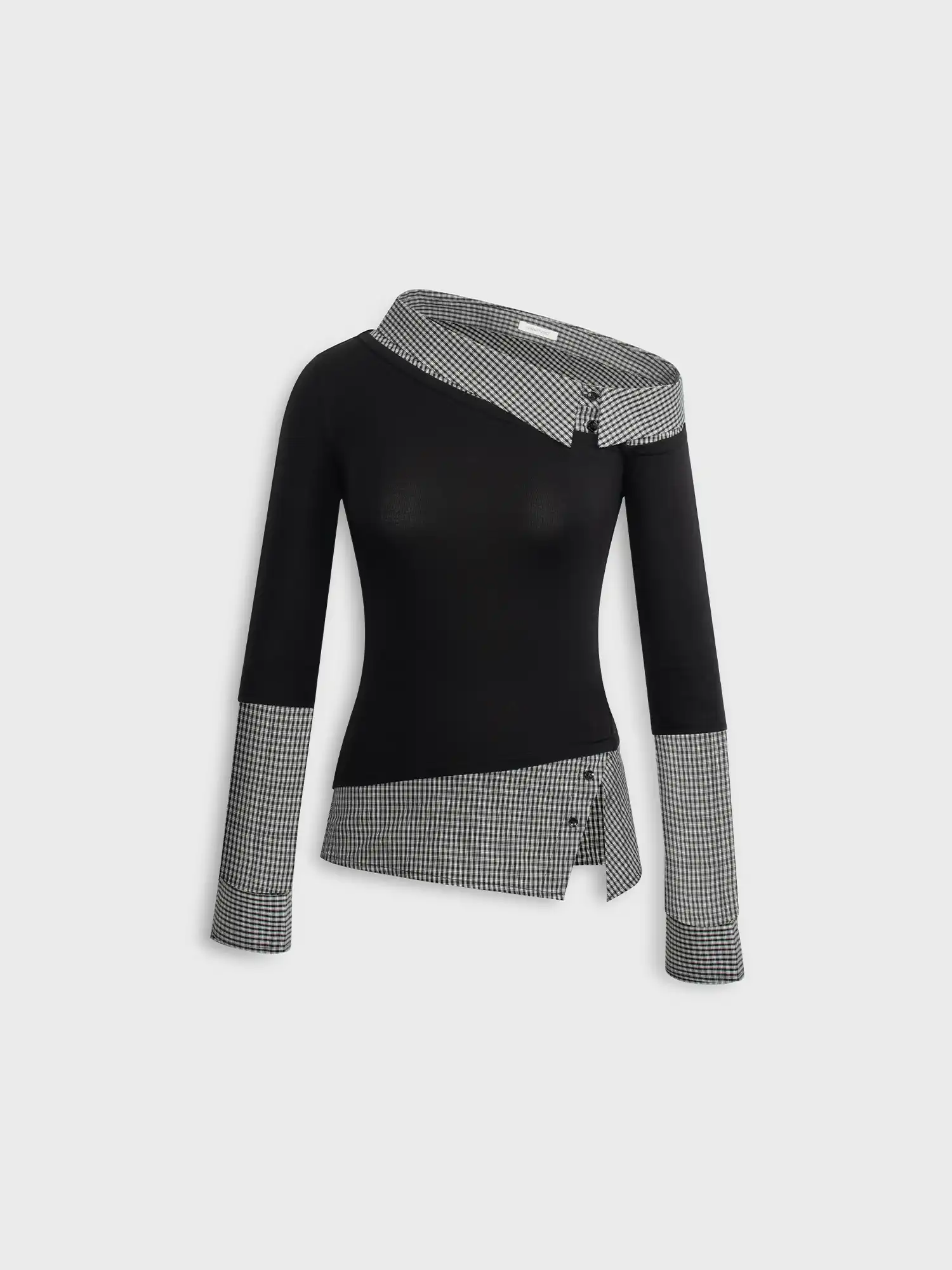 Faux Two Piece Off Shoulder Top - Image 6