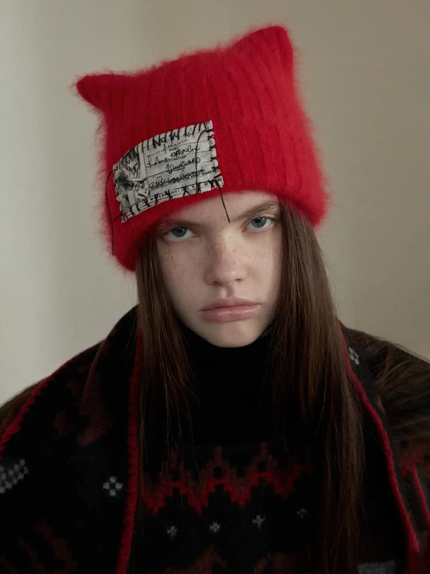 Fluffy Cat Ear Beanie - Image 10