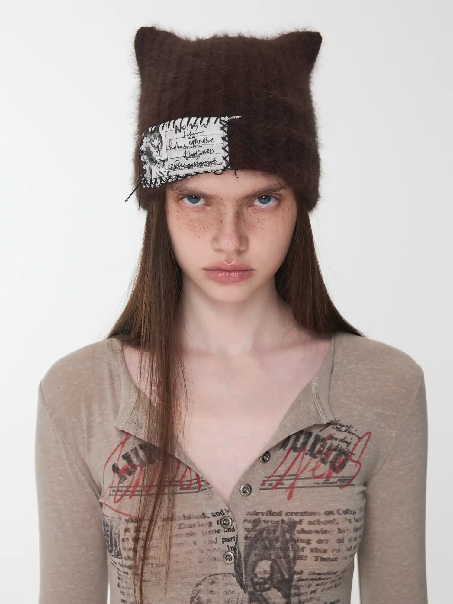 Fluffy Cat Ear Beanie - Image 4