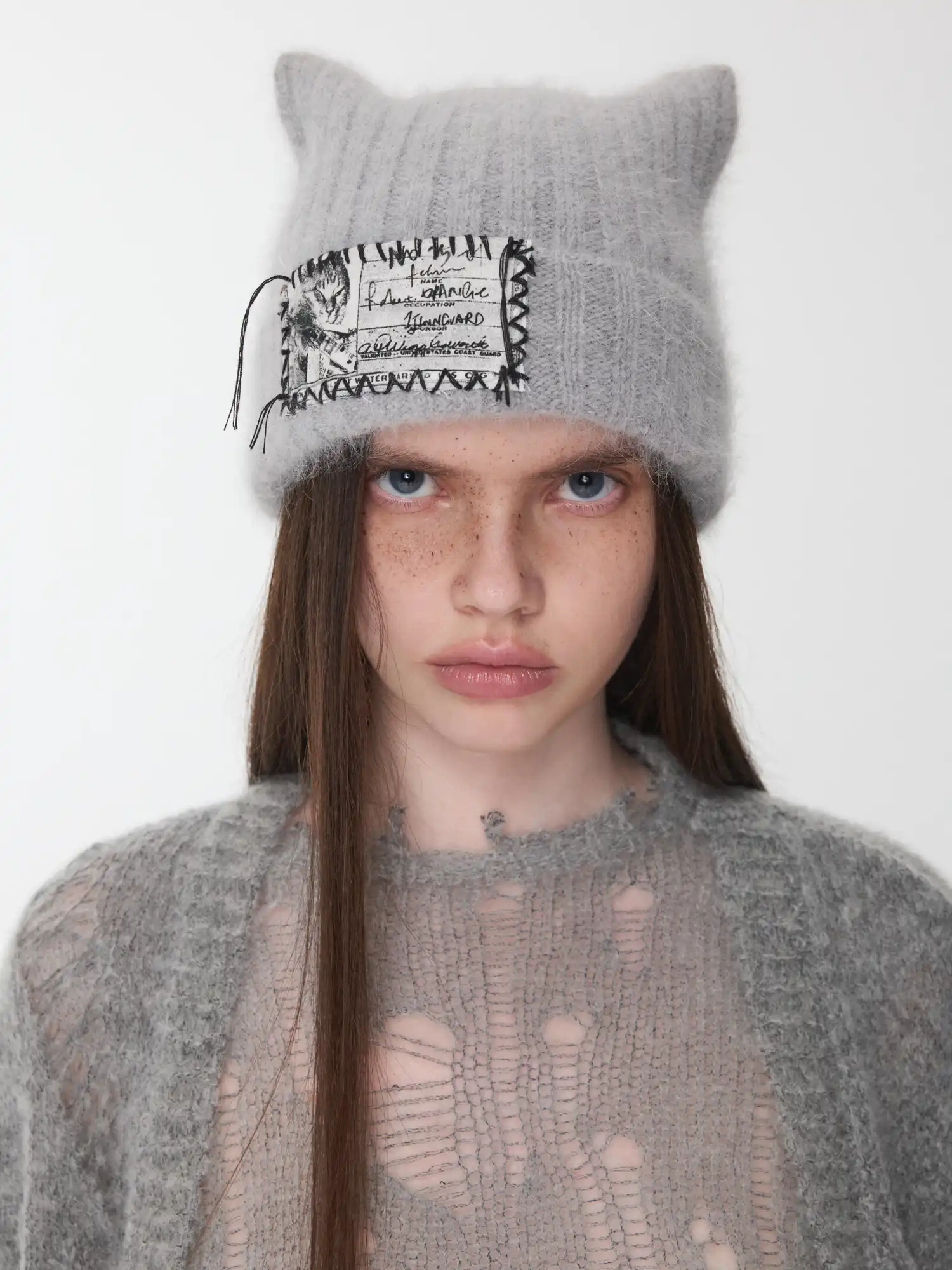 Fluffy Cat Ear Beanie - Image 6