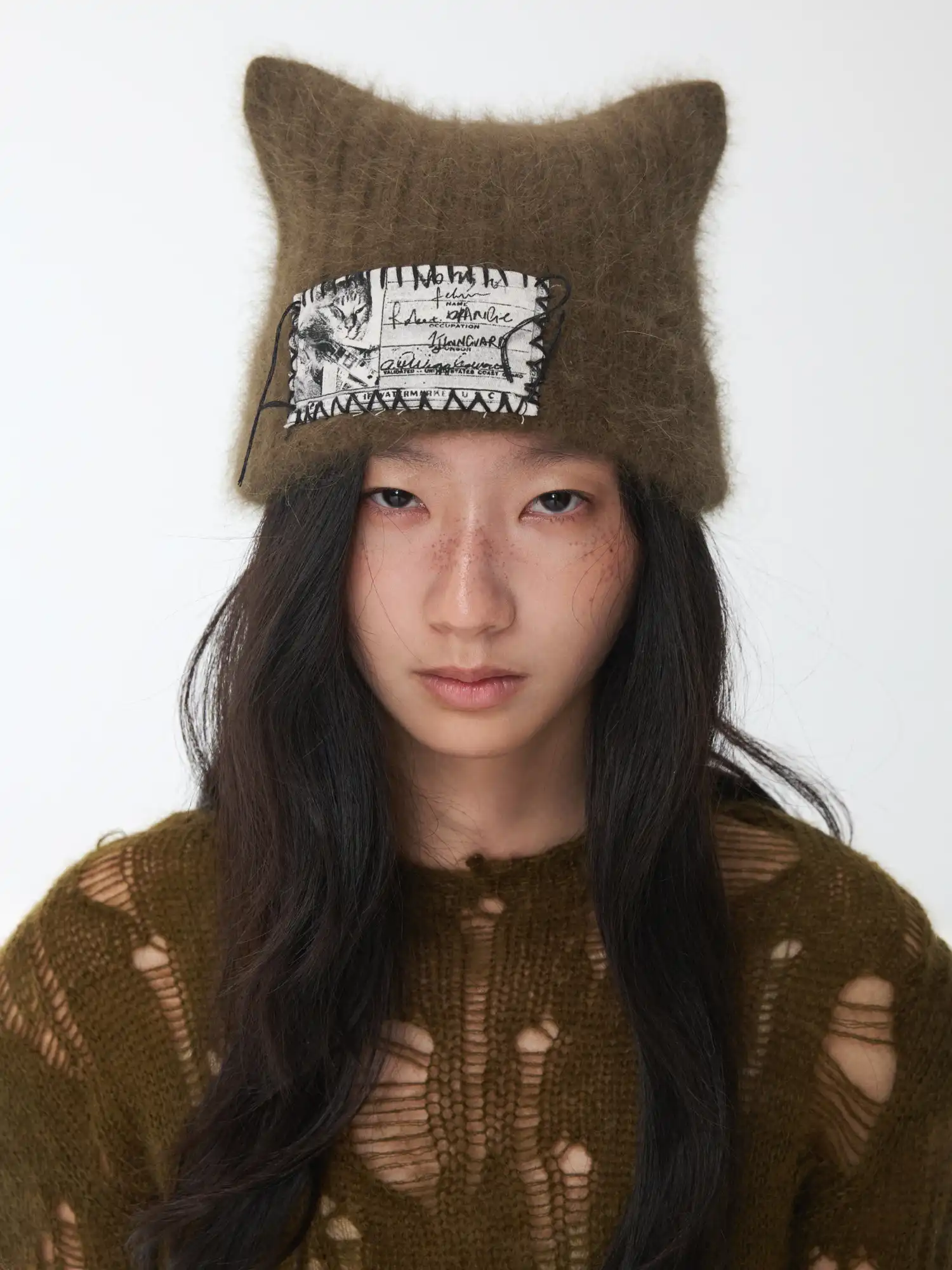 Fluffy Cat Ear Beanie - Image 8