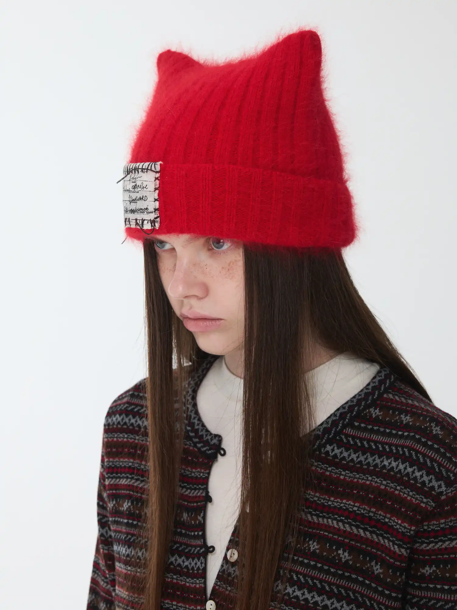 Fluffy Cat Ear Beanie - Image 9