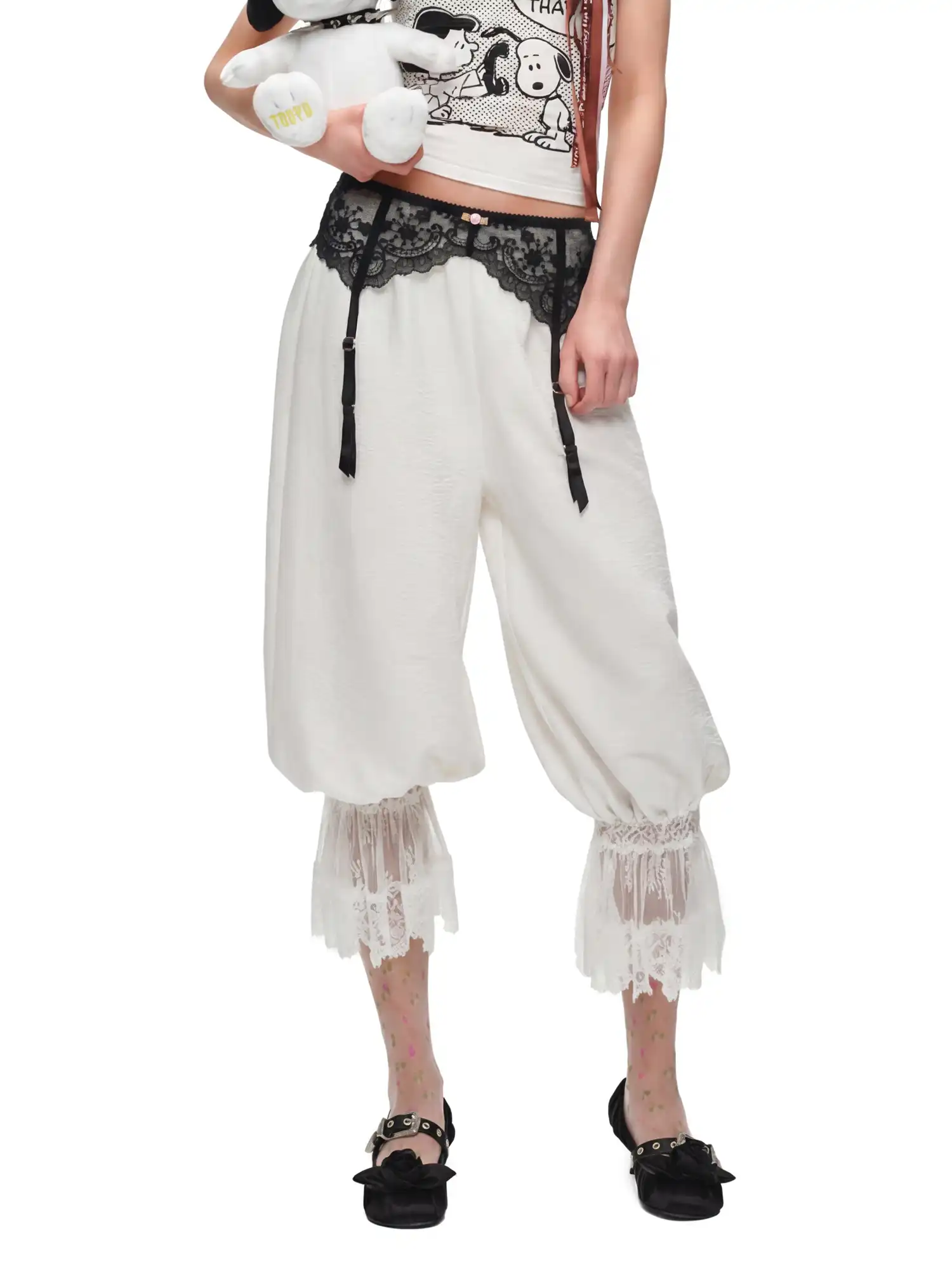 Coquette Lace Lantern Pants