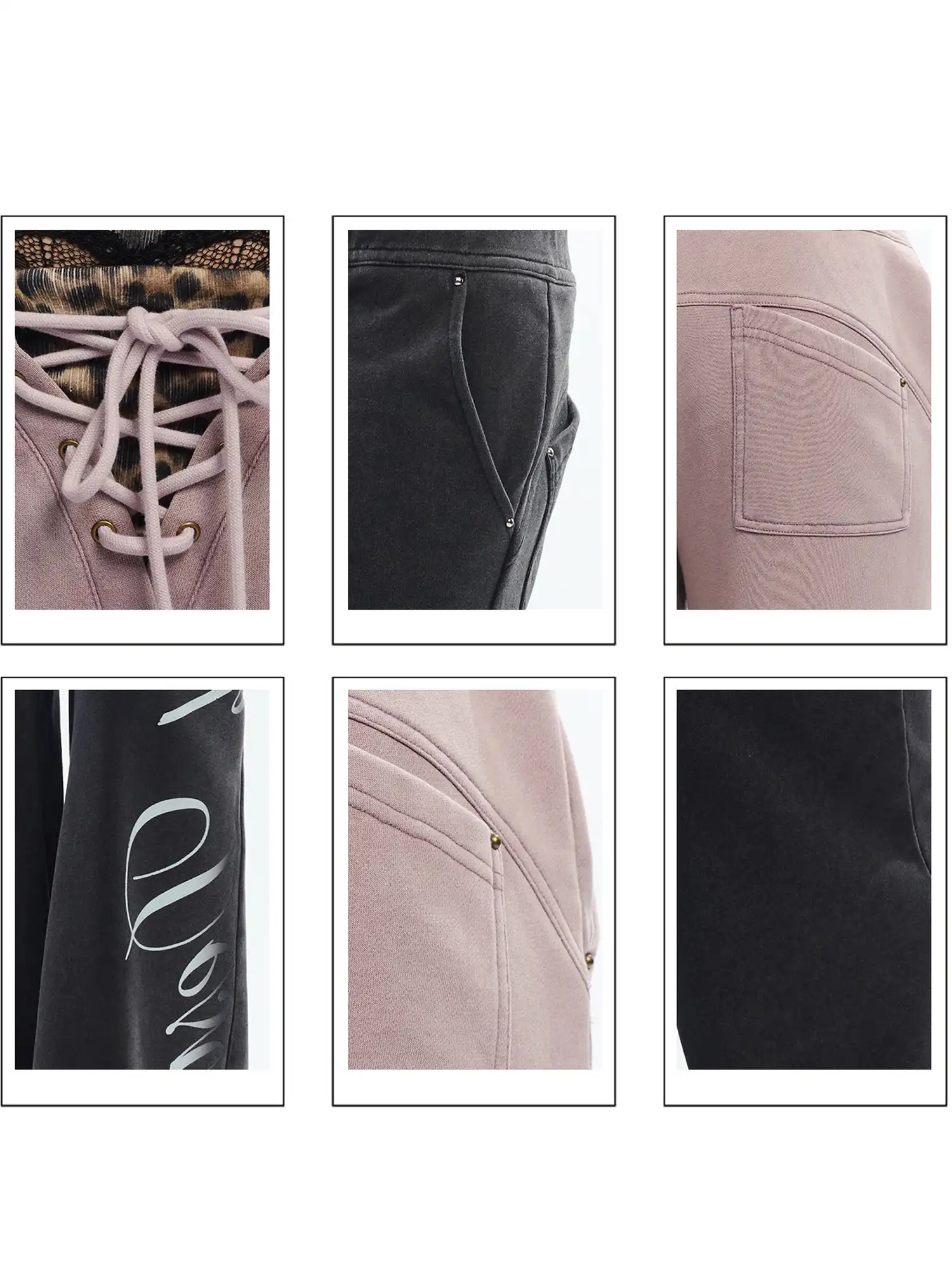 Leopard Lace Up Wide Leg Pants - Image 5