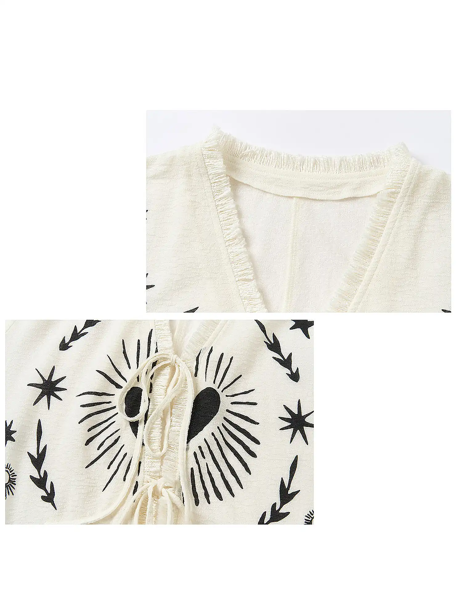 Mystical Cat Lyocell Wool Knit Cardigan - Image 10