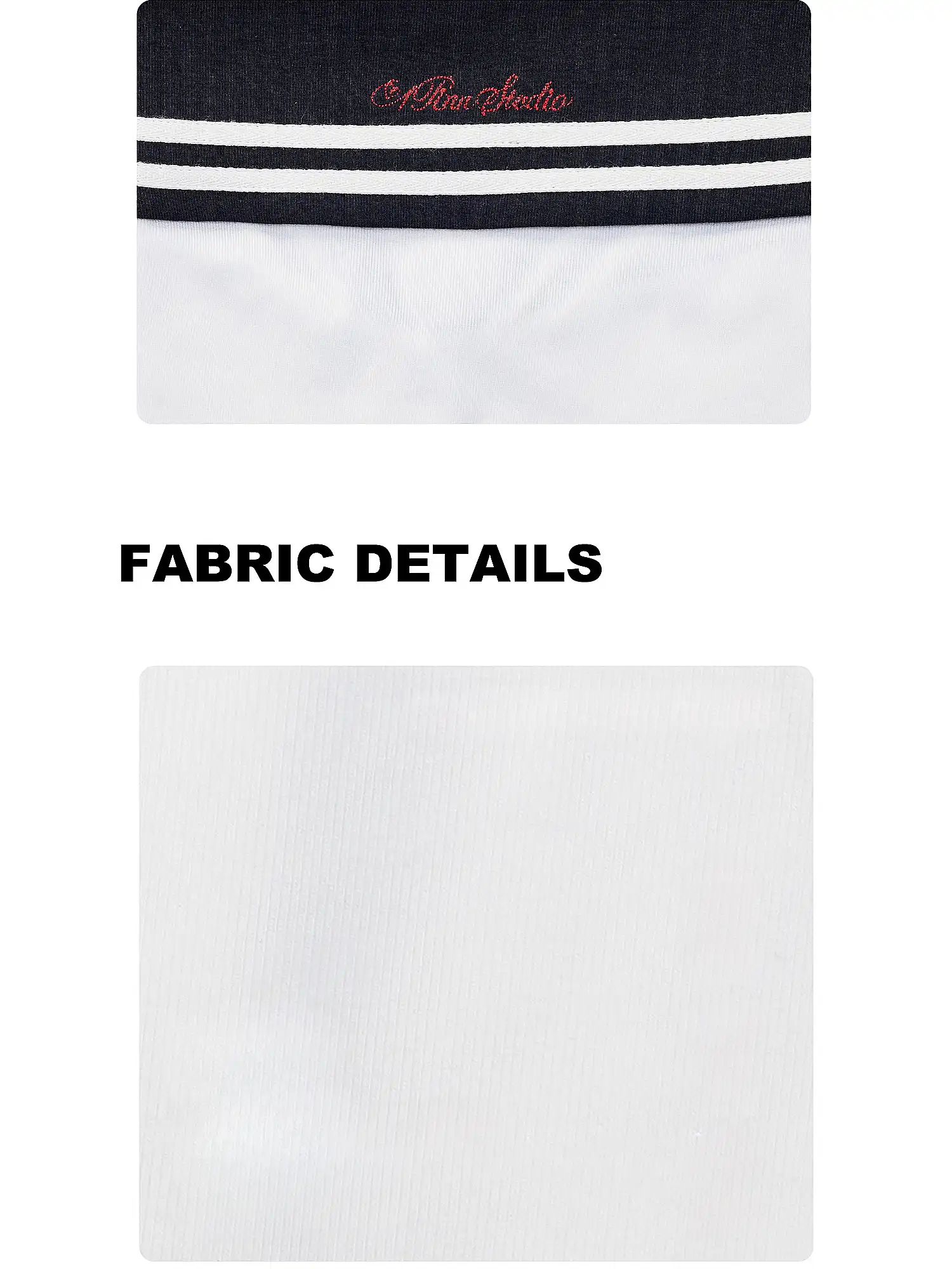 Nautical Sailor Collar Knit Crop Top - Image 12