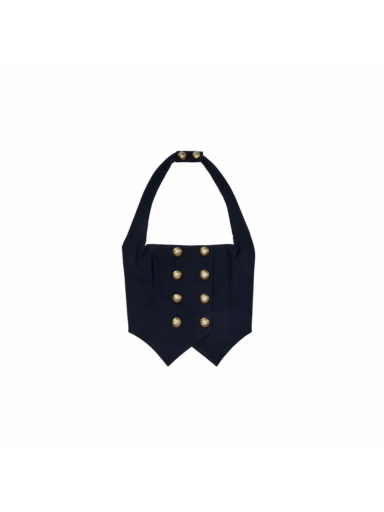 Navy Style Napoleon Halter Top - Image 5