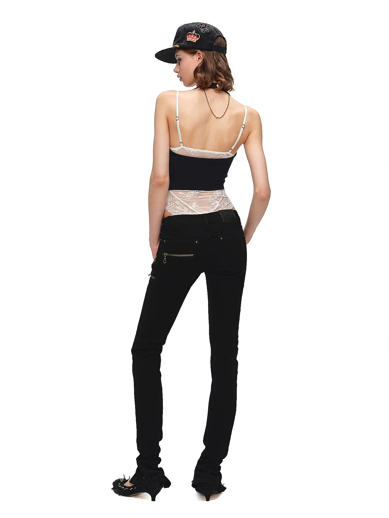 Navy Style Napoleon Halter Top - Image 8