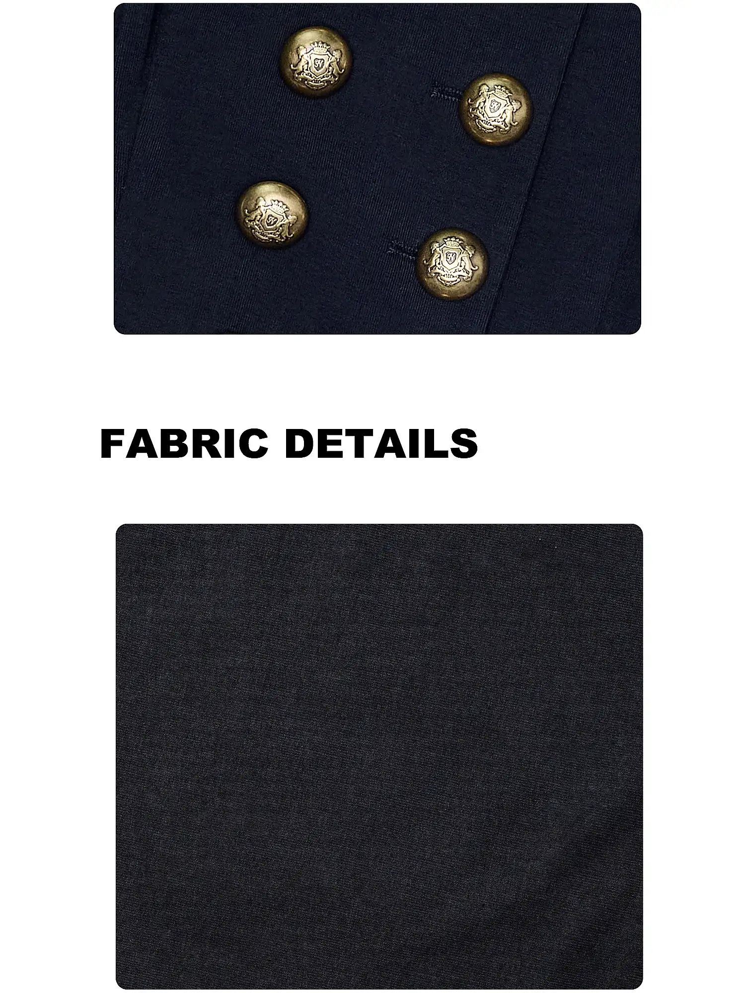 Navy Style Napoleon Halter Top - Image 9