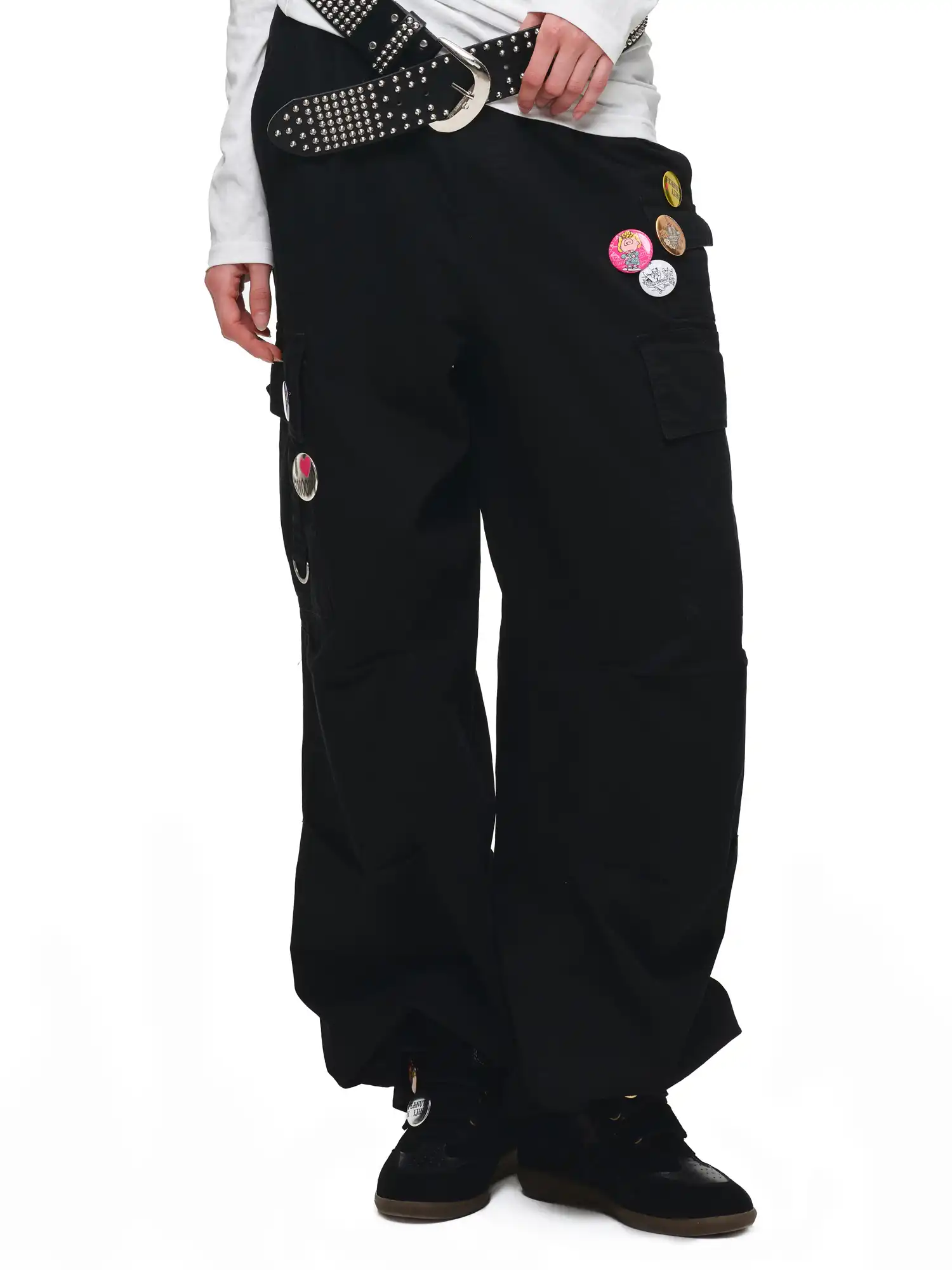 Oversized Cotton Baggy Cargo Pants - Image 12