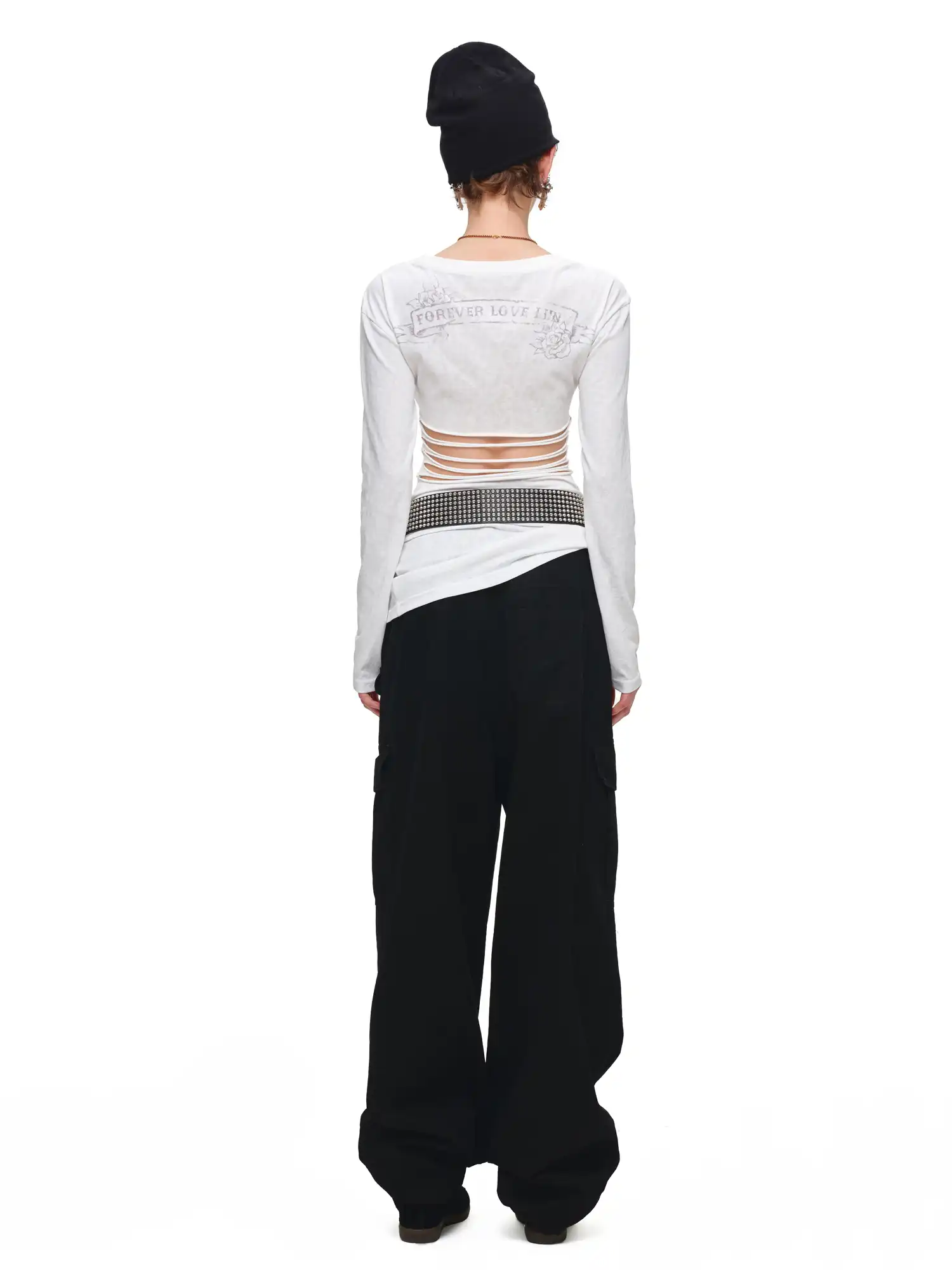 Oversized Cotton Baggy Cargo Pants - Image 16