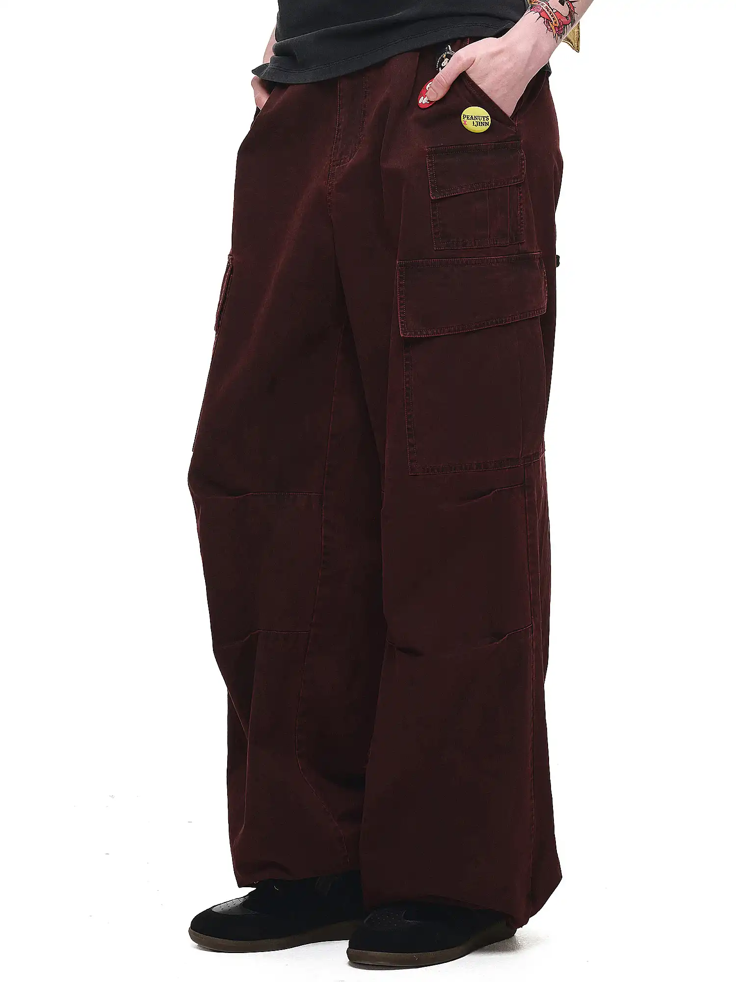 Oversized Cotton Baggy Cargo Pants - Image 2