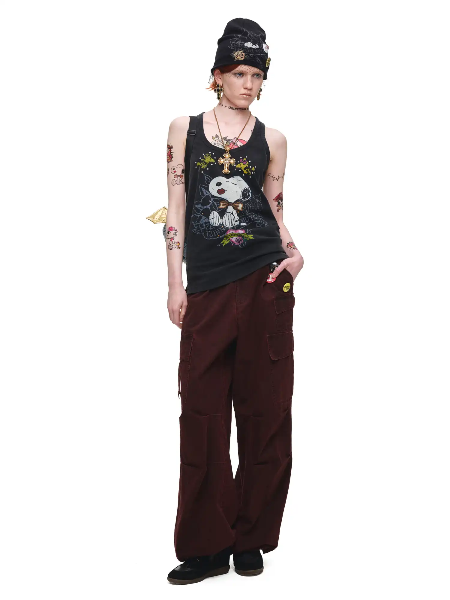 Oversized Cotton Baggy Cargo Pants - Image 5