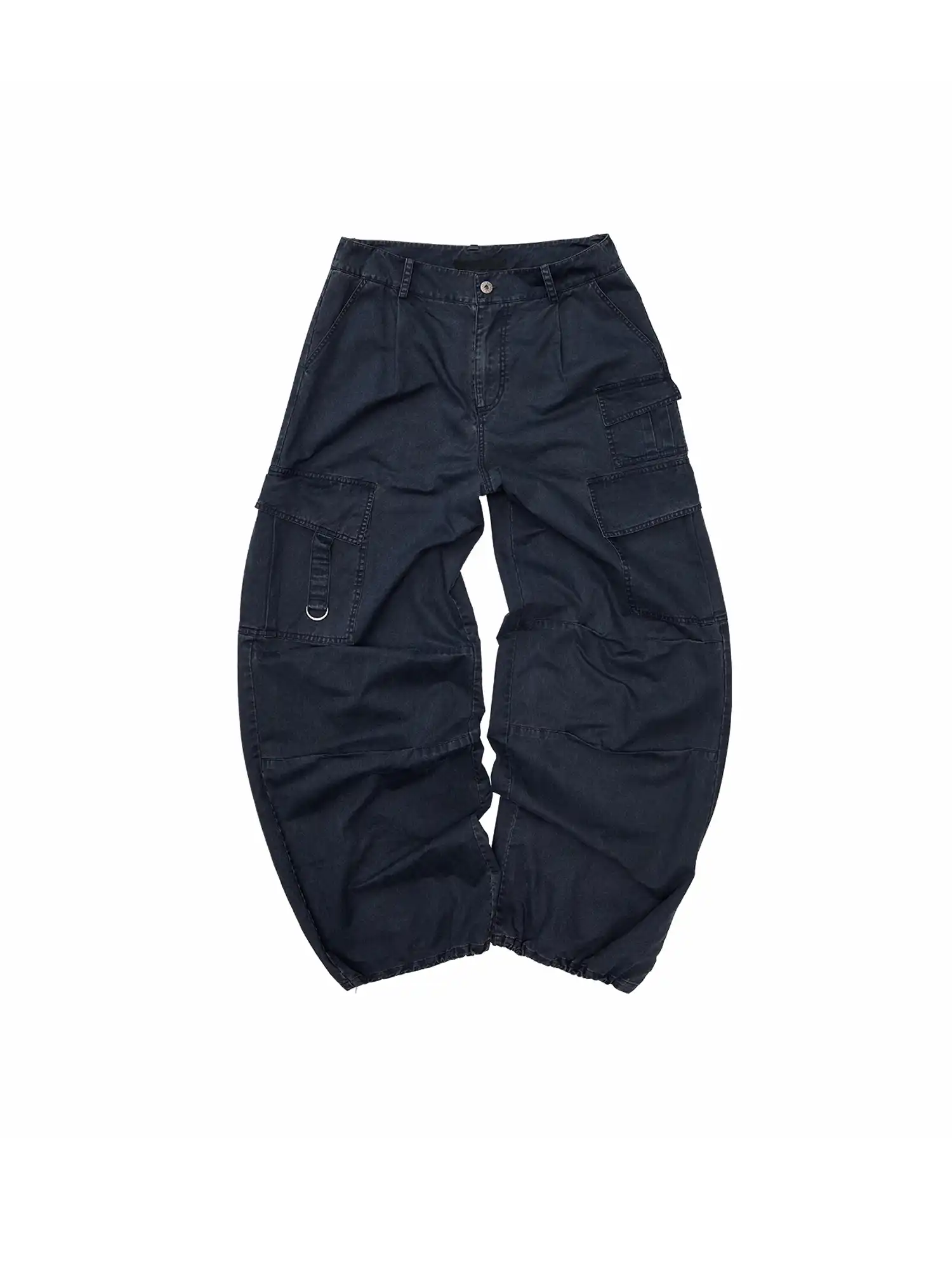 Oversized Cotton Baggy Cargo Pants - Image 8