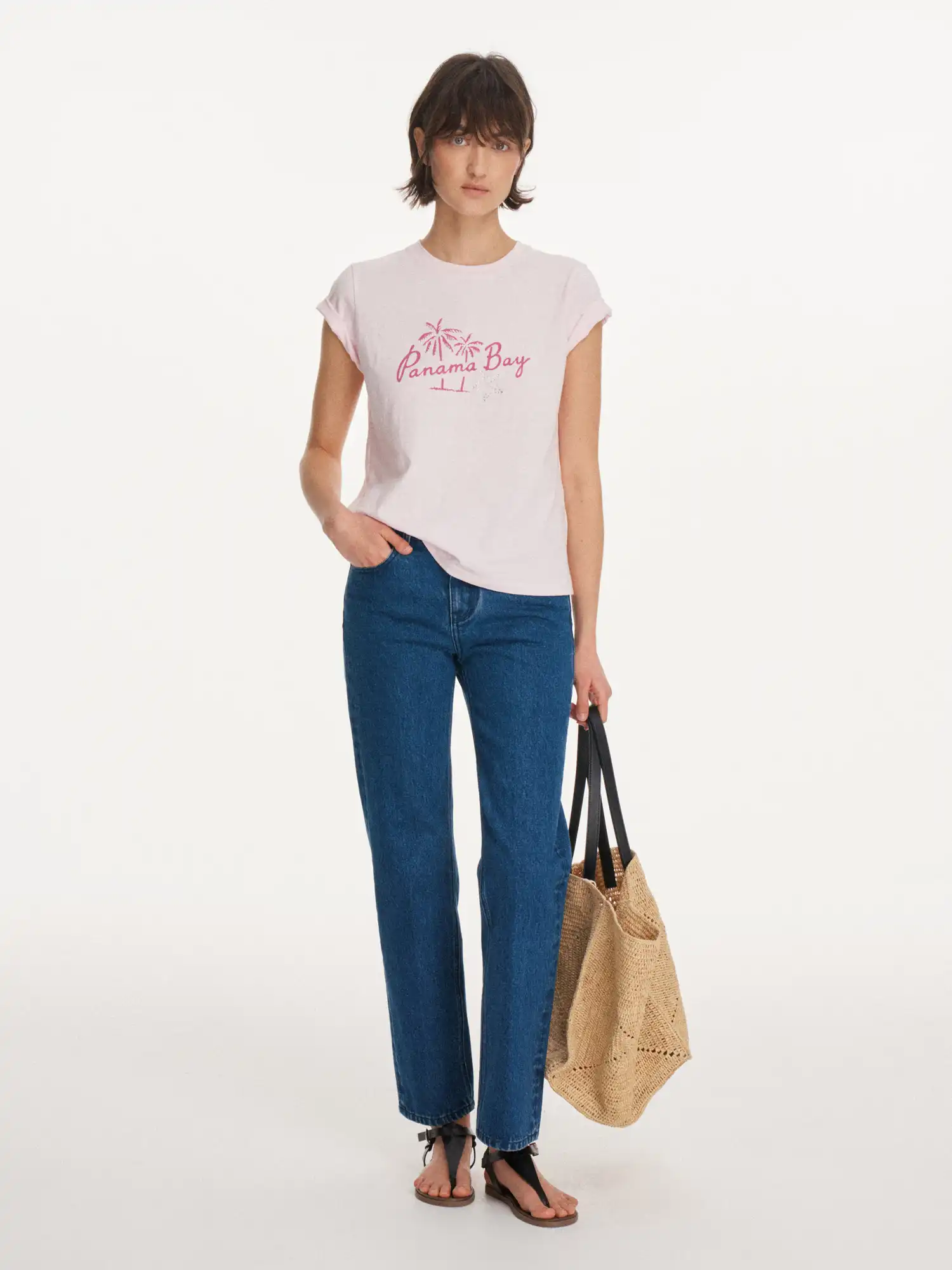 Panama Bay Vintage Cotton Graphic Baby Tee - Image 6