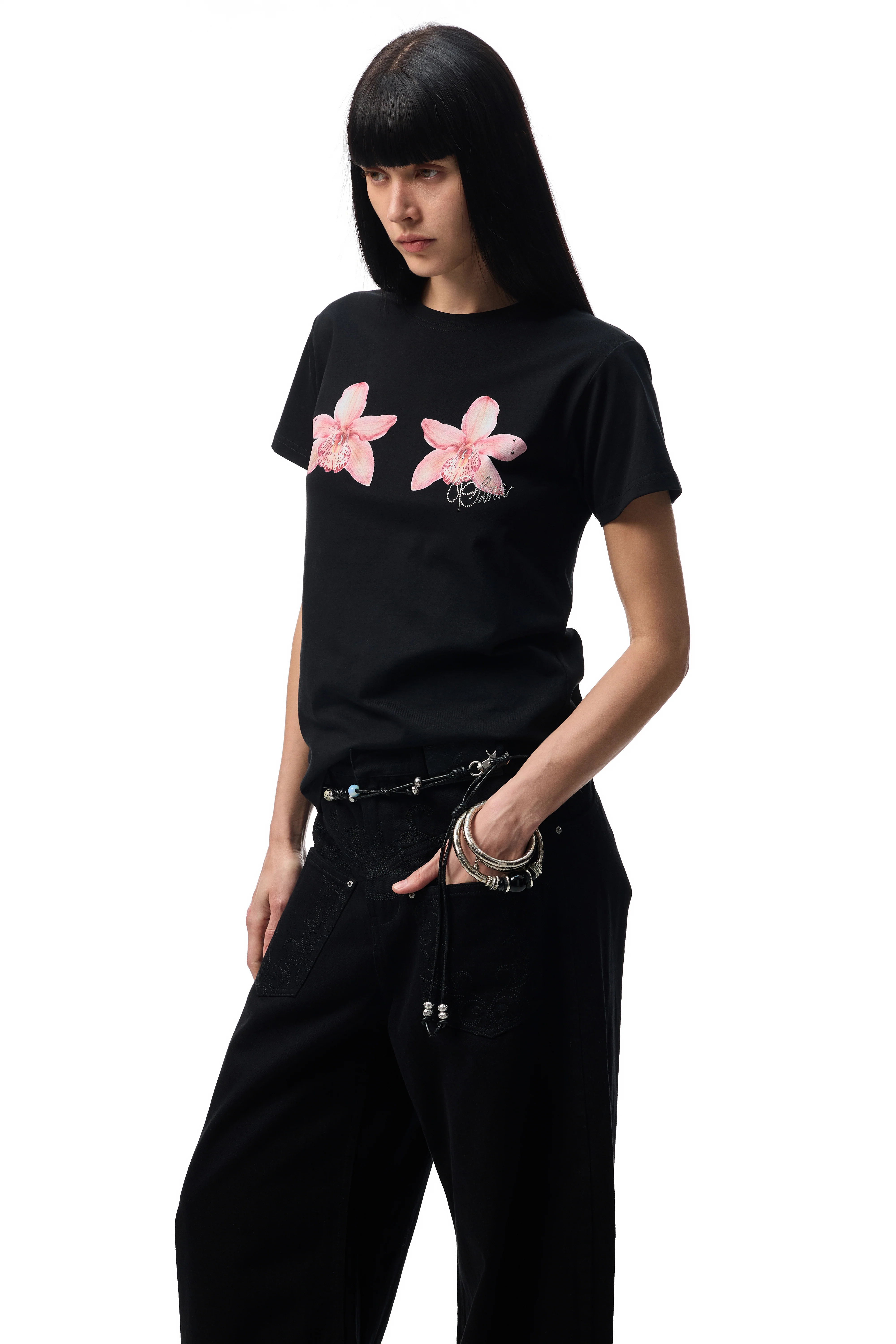 Petal Tide Graphic Loose Tee - Image 11